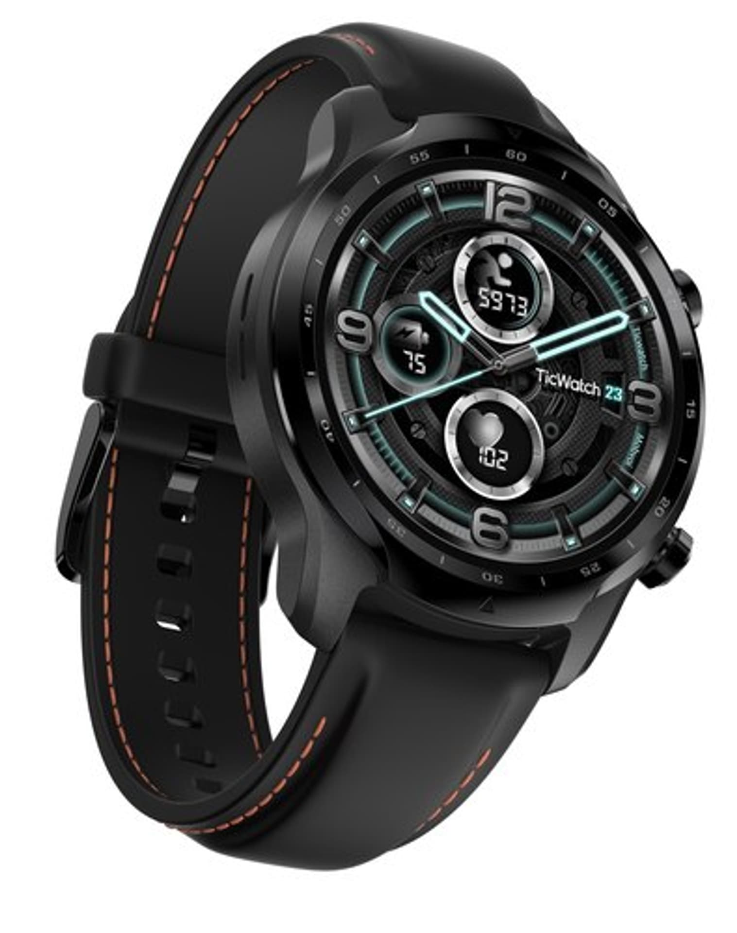 

TicWatch Pro 3 GPS, NFC, pulsometr, wodoodporny, Bluetooth, 1 GB, 8 GB, Android, iOS, Wi-Fi, Snapdragon Wear 4100, 22 mm, czarny