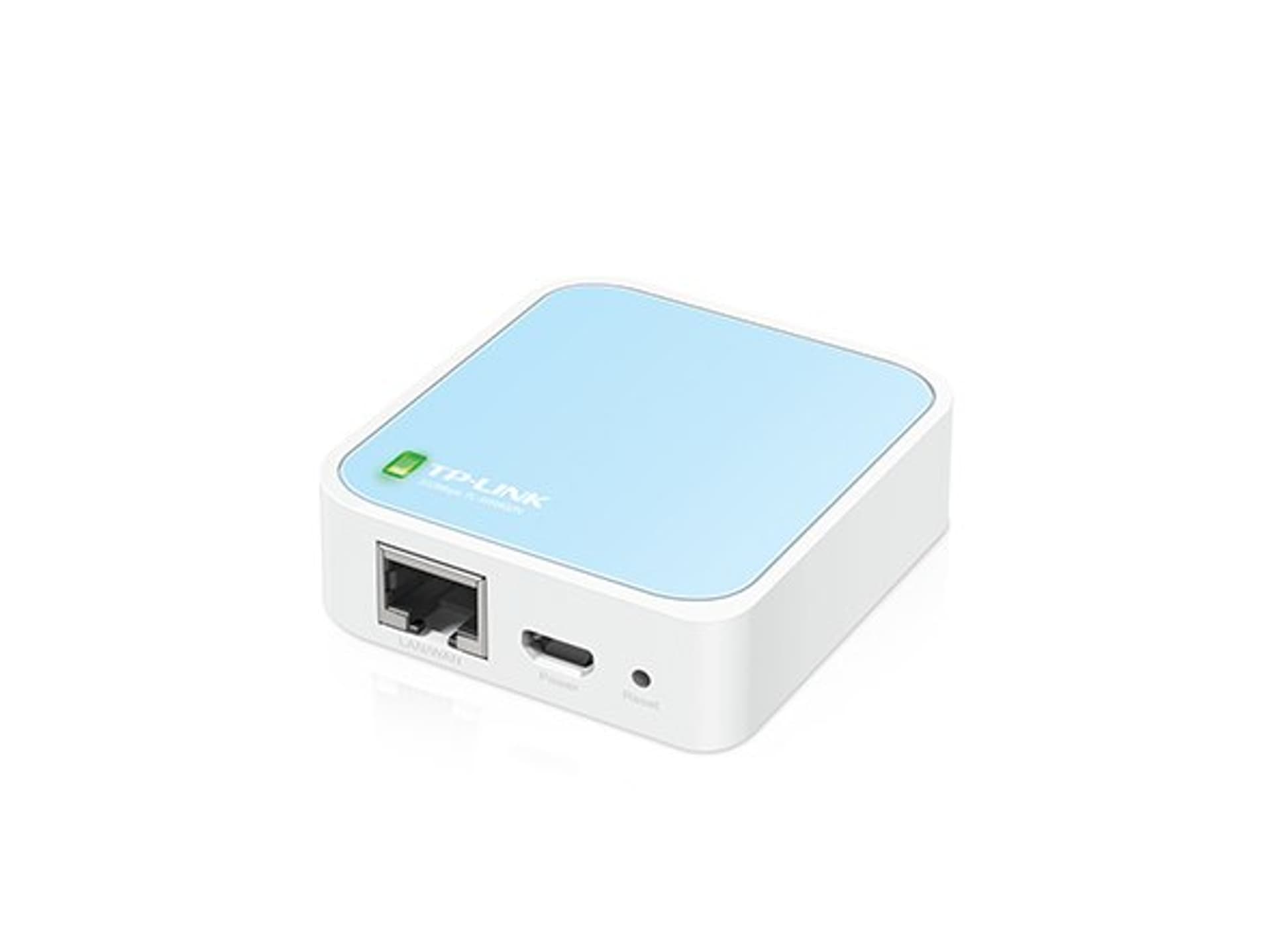 

TP-LINK Router TL-WR802N 802.11n, 300 Mbit/s, 10/100 Mbit/s, Ethernet LAN (RJ-45) ports 1, Antenna type 1xInternal, 1 x micro US, Rj-45) ports 1/antenna type 1xinternal/1 x micro u
