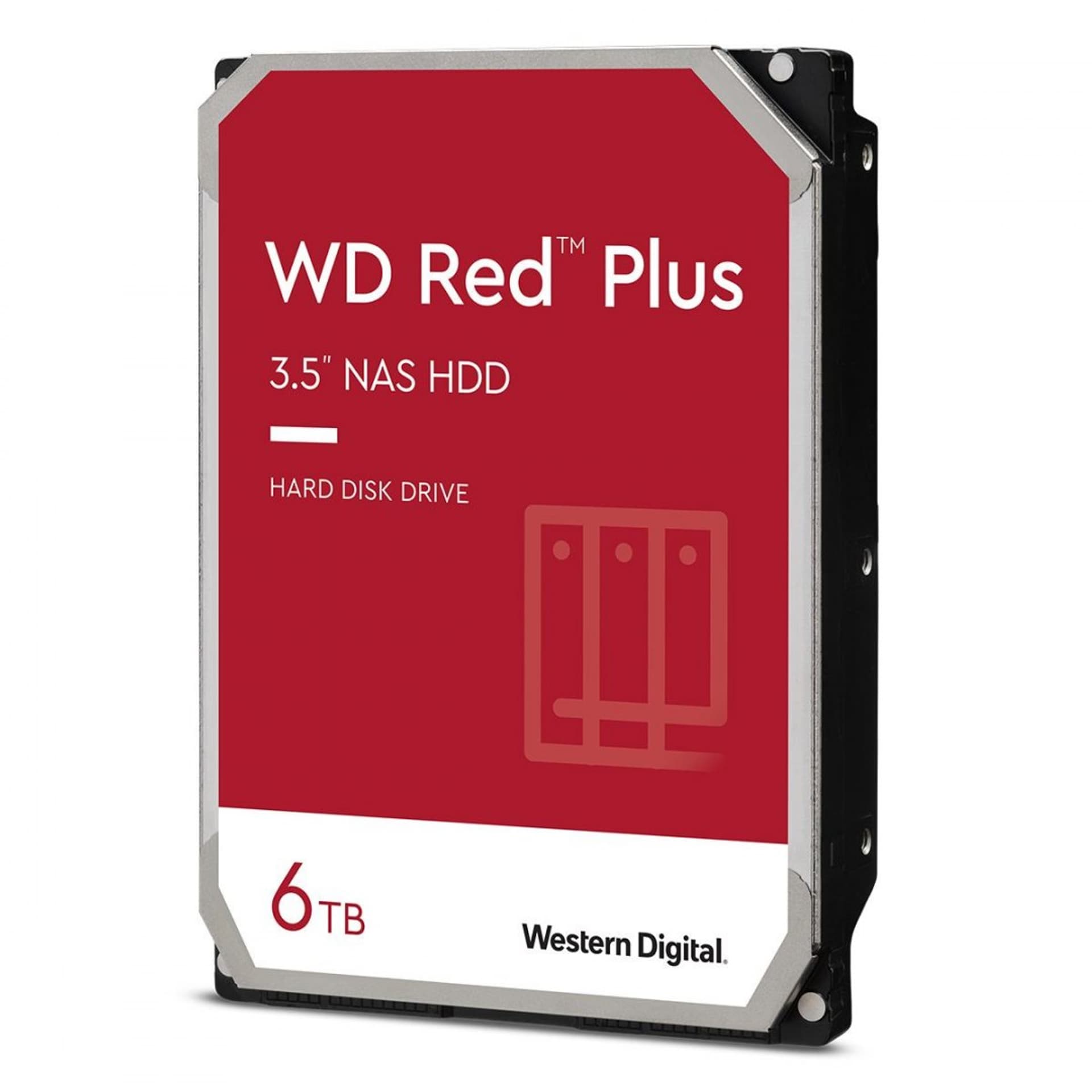 

Western Digital NAS Hard Drive Red Plus 5400 RPM, 3.5 ", 6000 GB