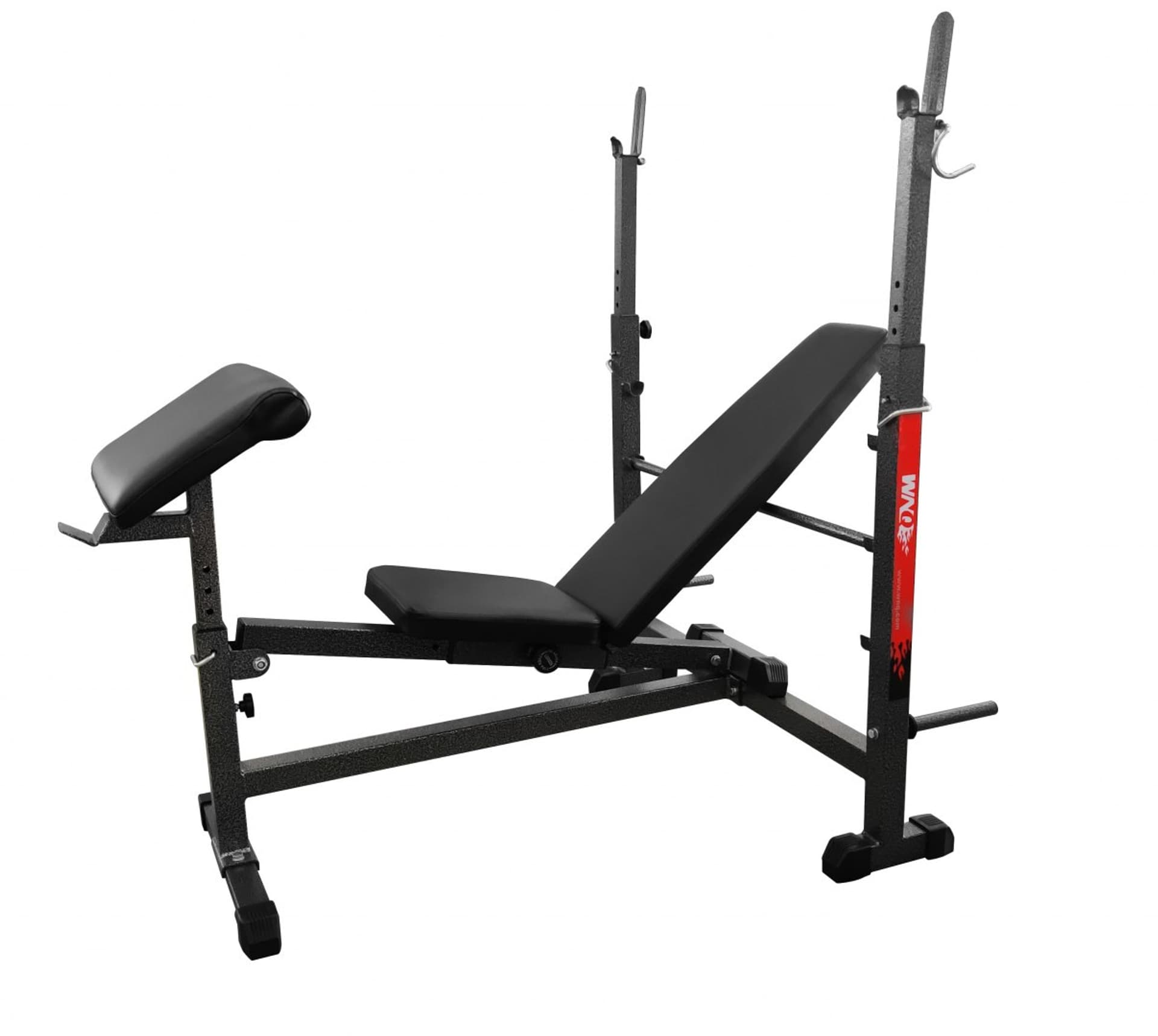 

WNQ 518GA 5-Ways Weight Lifting Bench, Multi Function: training leg, chest, arm, abdomen together, Black