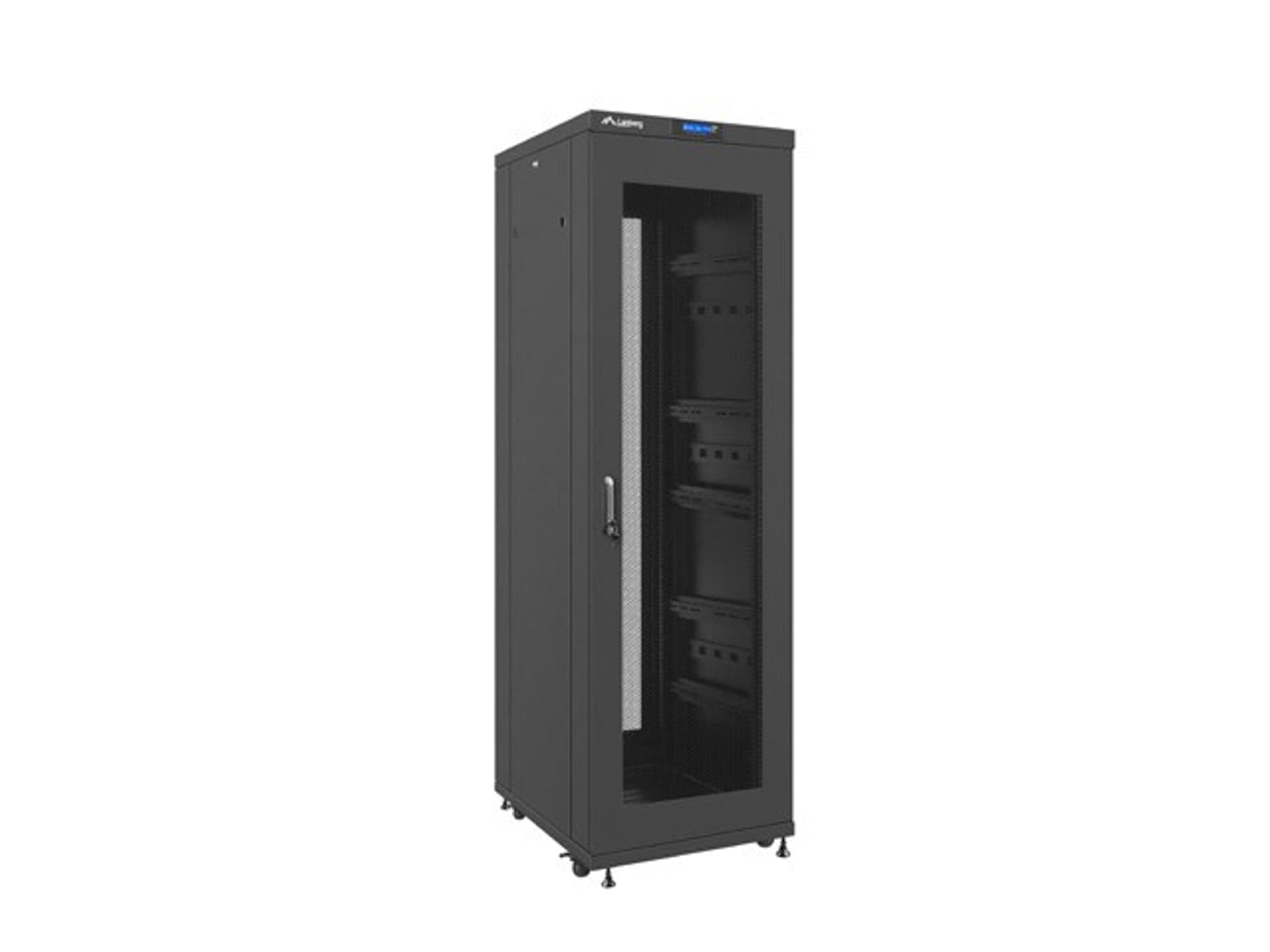 

Szafa stojąca Rack 19 37U 600x800mm czarna (drzwi perforowane LCD)