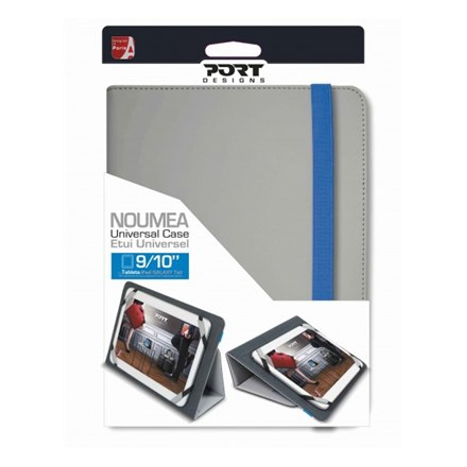 

PORT DESIGNS Noumea Universal 10 ", szary, Folio