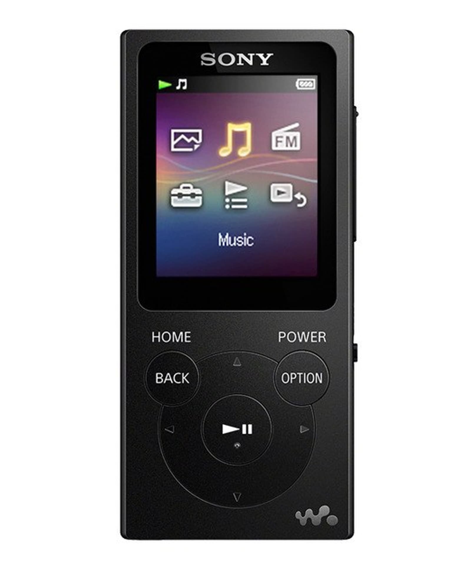

Sony Walkman NW-E394B MP3 Player with FM radio, 8GB, Black