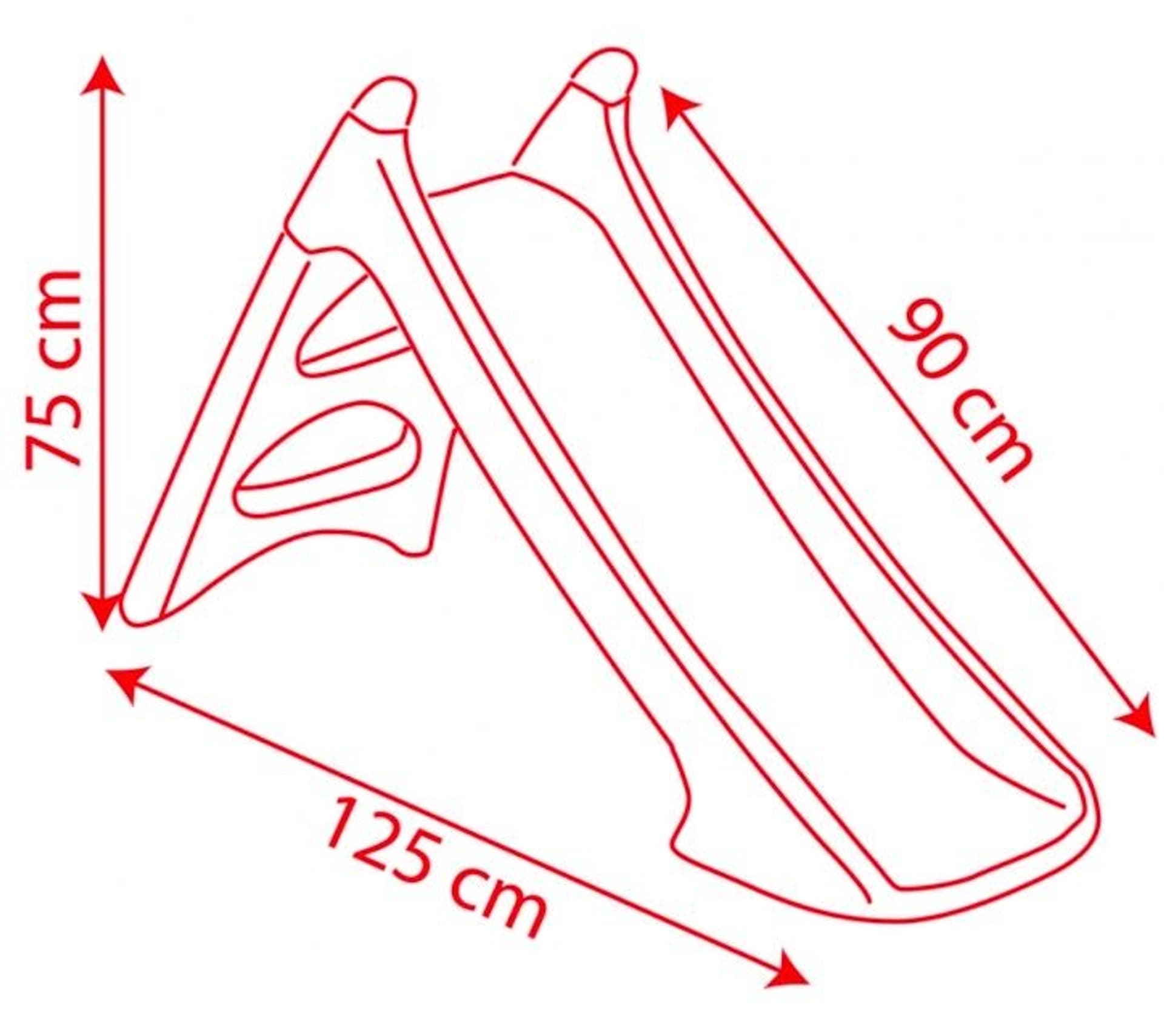 

Zjeżdżalnia XS Auta 90 cm