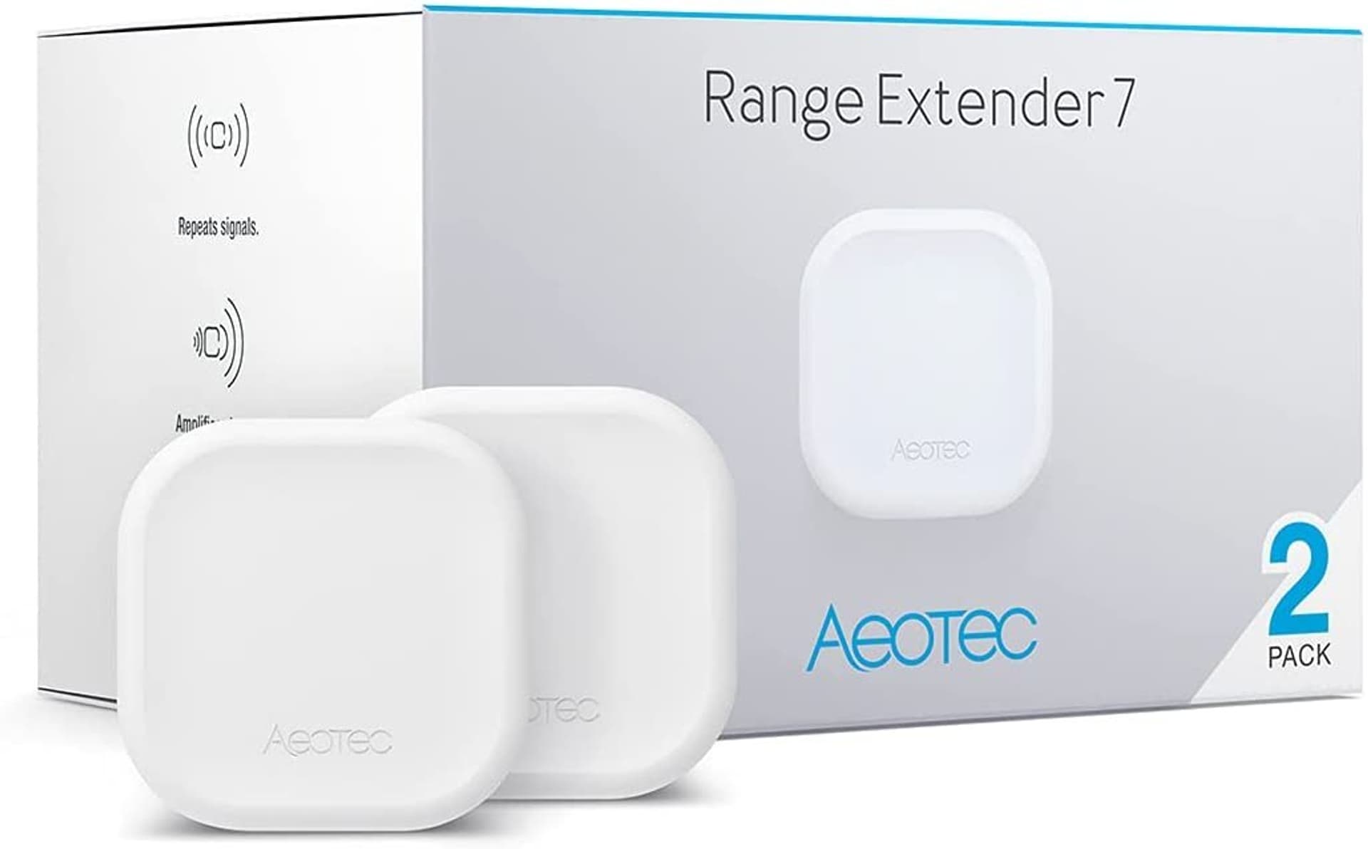 

Aeotec Range Extender 7 (Double Pack), Z-Wave Plus V2, Double pack)/z-wave plus v