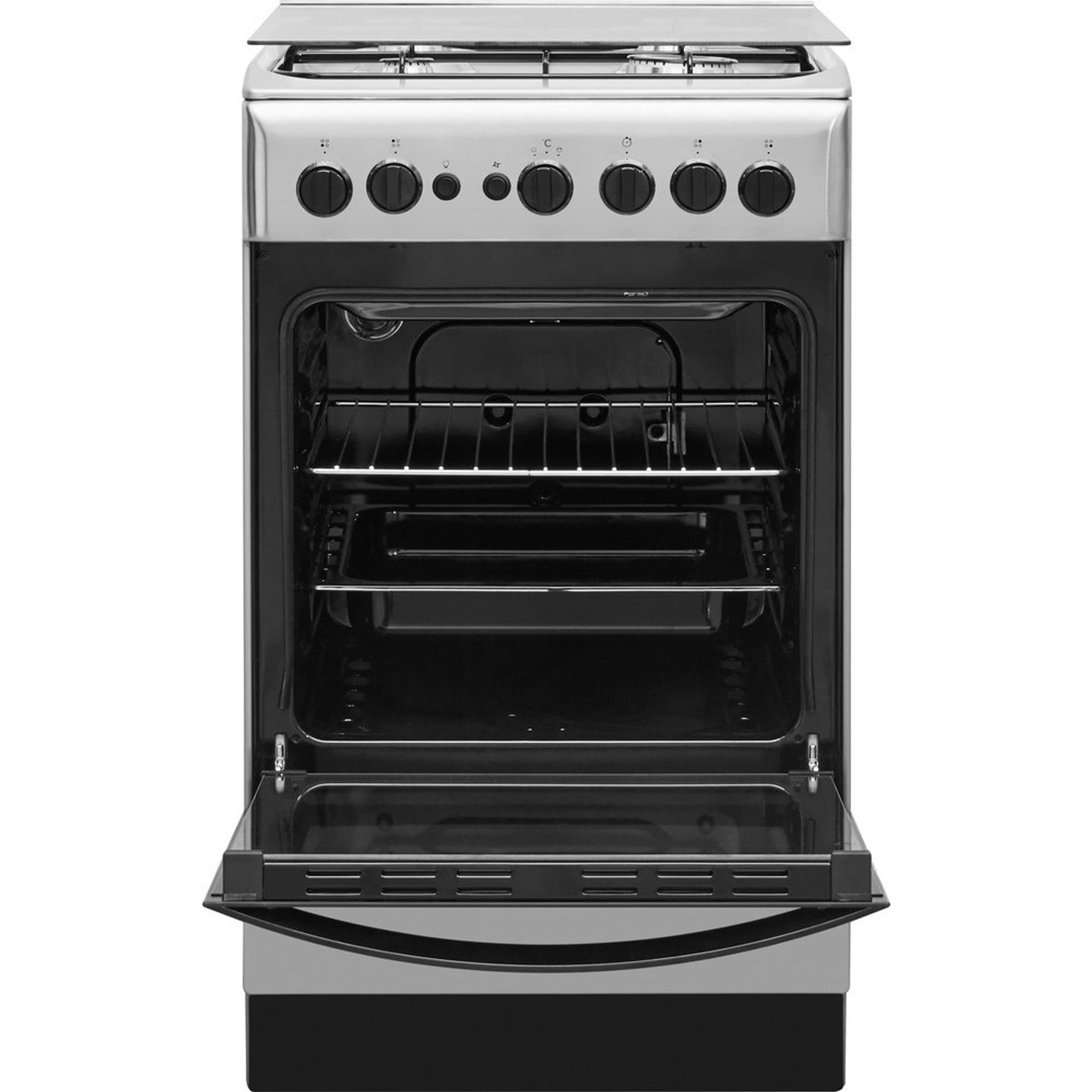 

INDESIT Cooker IS5G1PMX/E Hob type Gas, Oven type Gas, Inox, Width 50 cm, Grilling, 59 L, Depth 60 cm