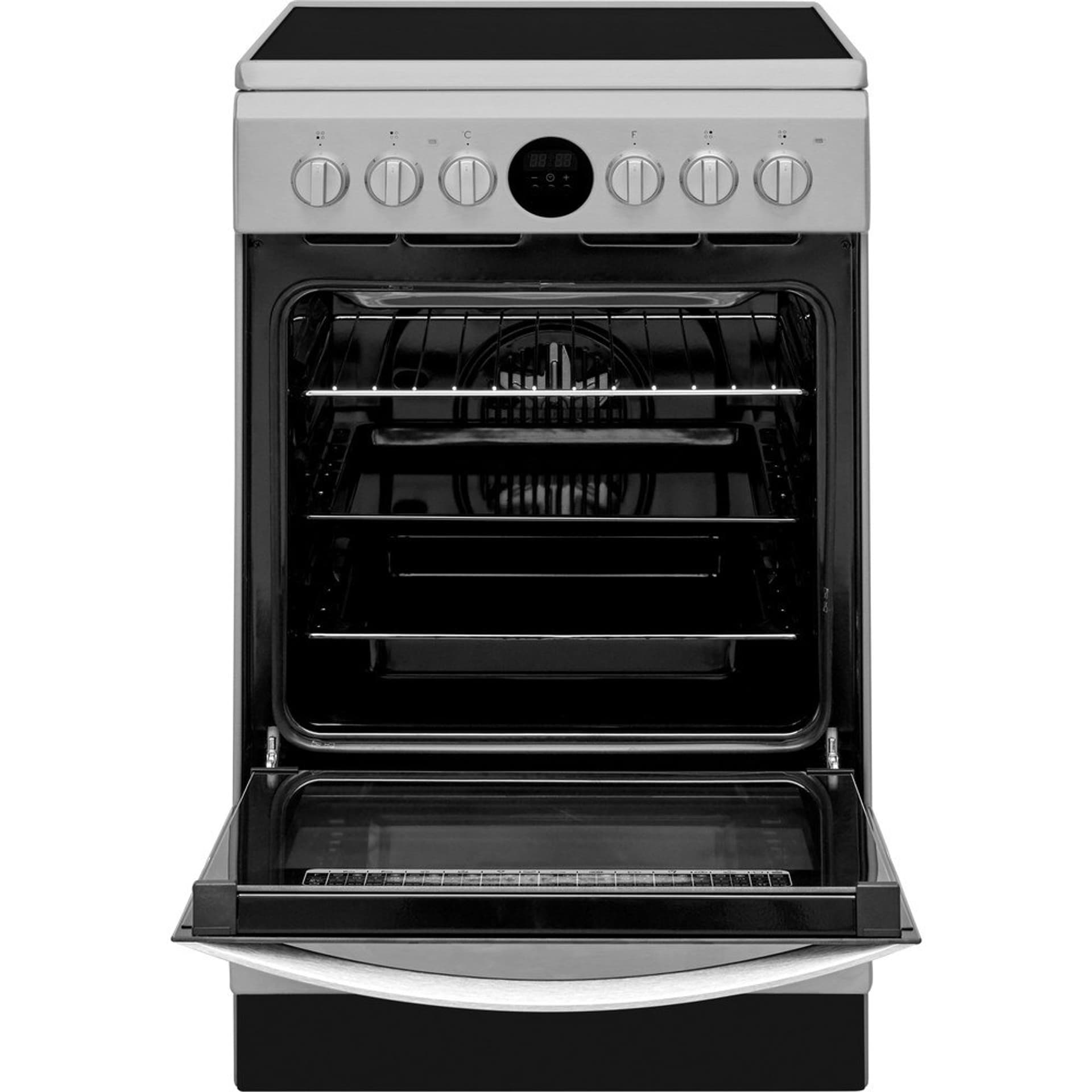 

INDESIT Kuchenka IS5V8CHX/E Rodzaj płyty Vitroceramic, Rodzaj piekarnika Electric, Stal nierdzewna, Szerokość 50 cm, Grillowanie