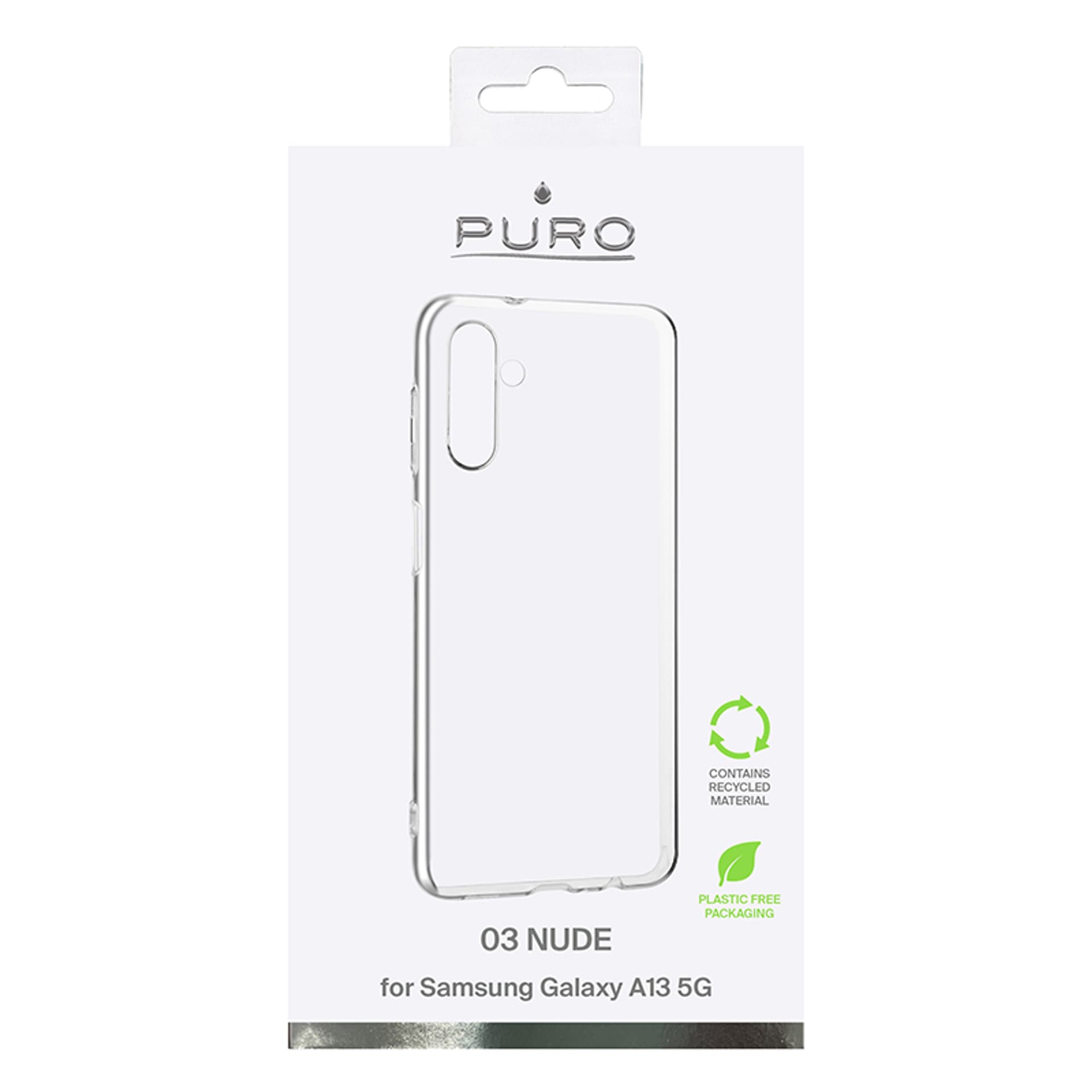 

Puro Nude 0.3 Samsung A13 5G A136 przeźroczysty/transparent SGA1303NUDETR