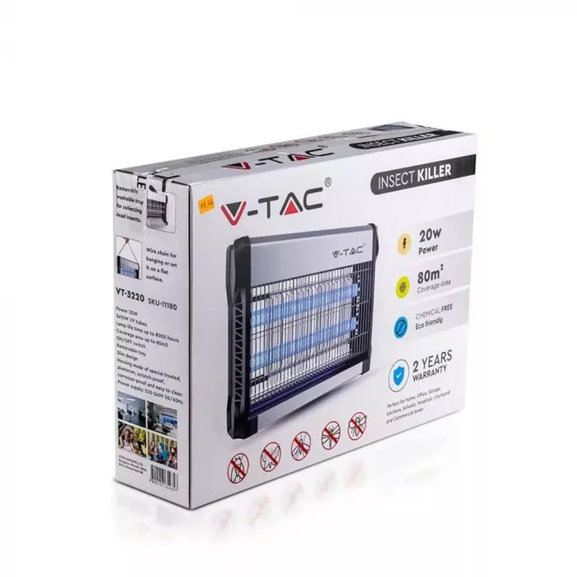 

Lampa owadobójcza 2*10W Insect Killer