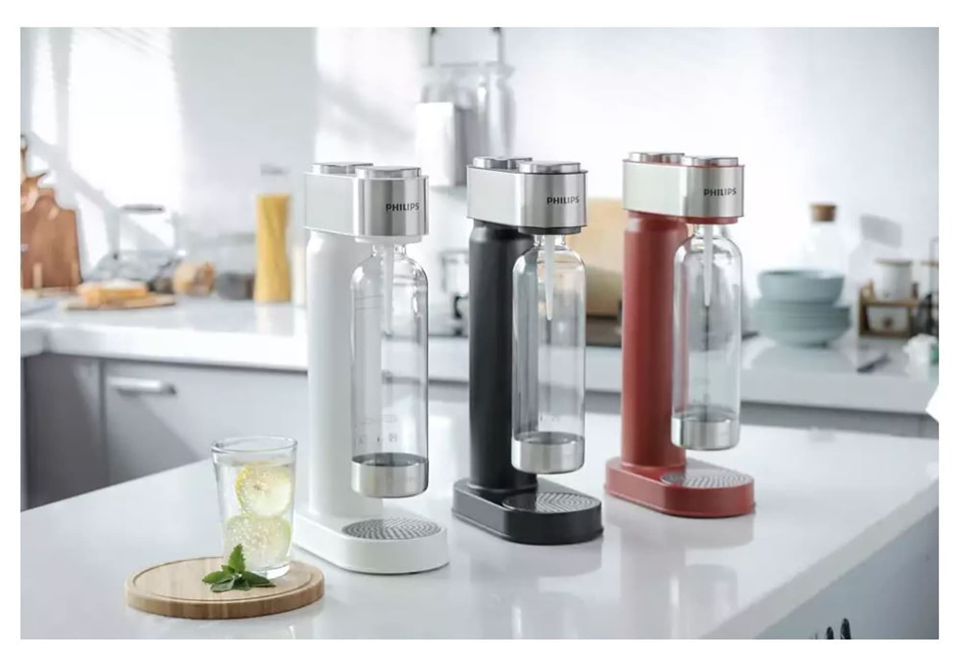 

Saturator do wody inox biały ADD4902WH/10