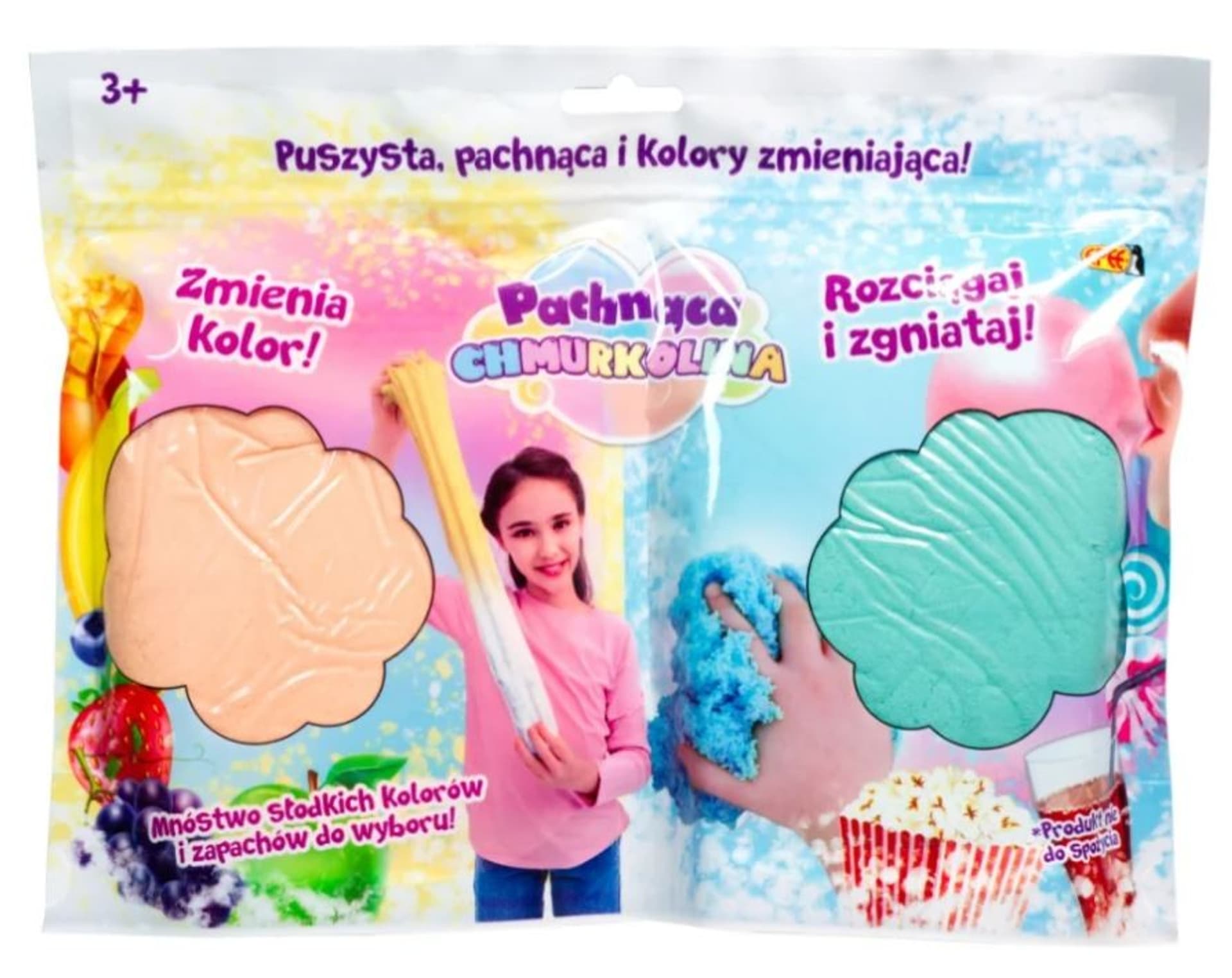 

Masa plastyczna Chmurkolina pachnąca 2pak pomarańczowo-seledynowa