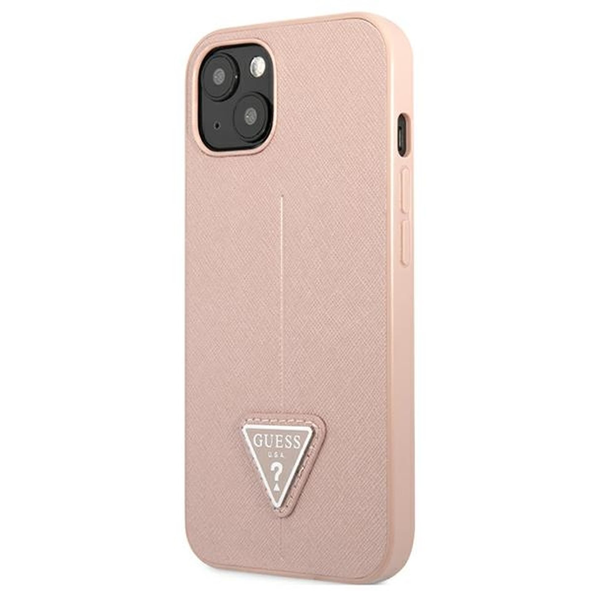 

Guess GUHCP13SPSATLP iPhone 13 mini 5,4" różowy/pink hardcase SaffianoTriangle Logo