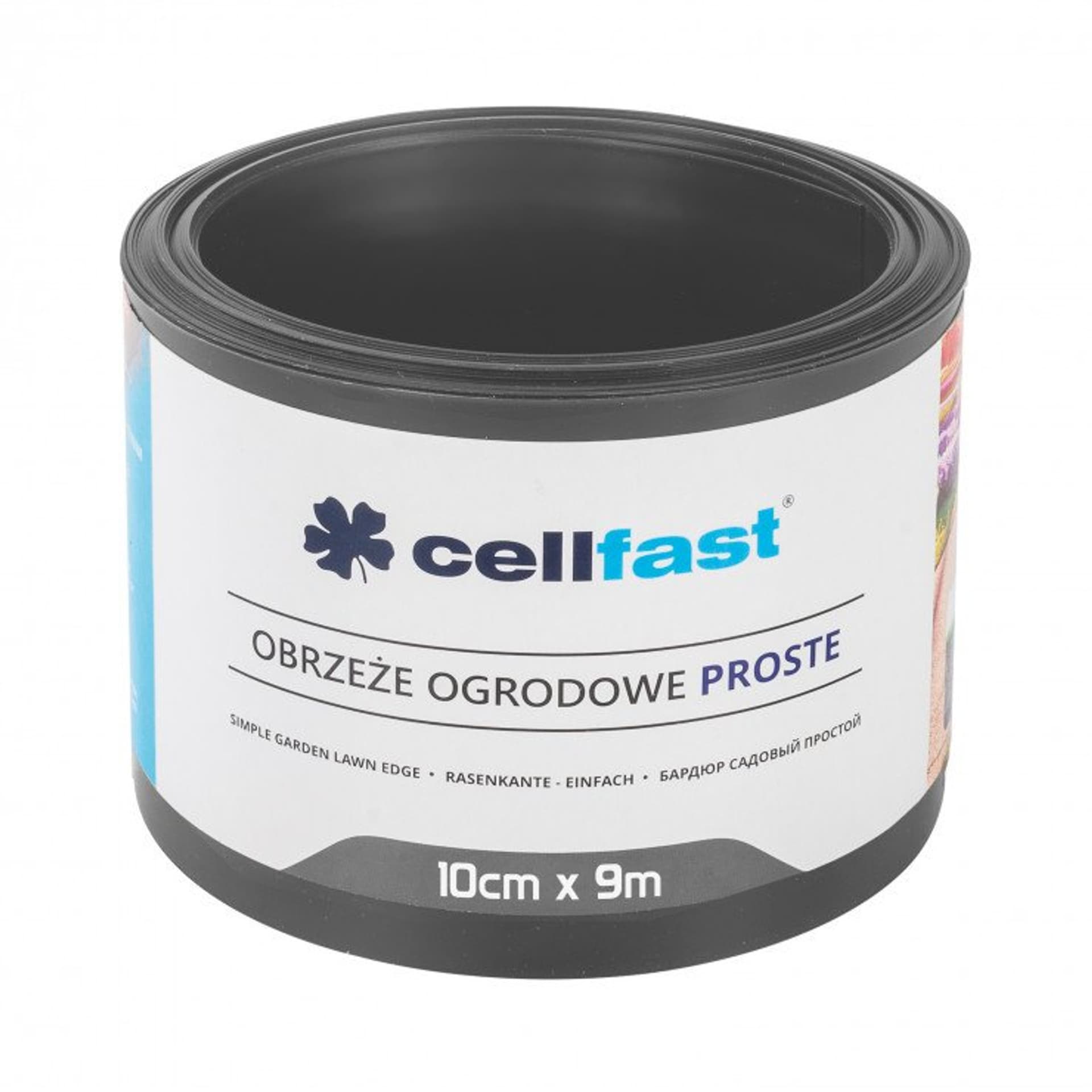 

Obrzeże ogrodowe proste 10cm x 9m Cellfast grafitowe
