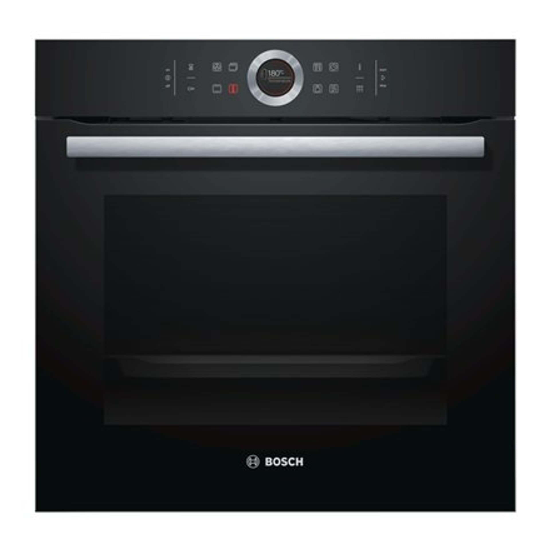 

Bosch Oven HBG672BB1S 71 L, A+, Electric, Pyrolysis, Touch plus control ring, Height 60 cm, Width 60 cm, Black, Made in Germany