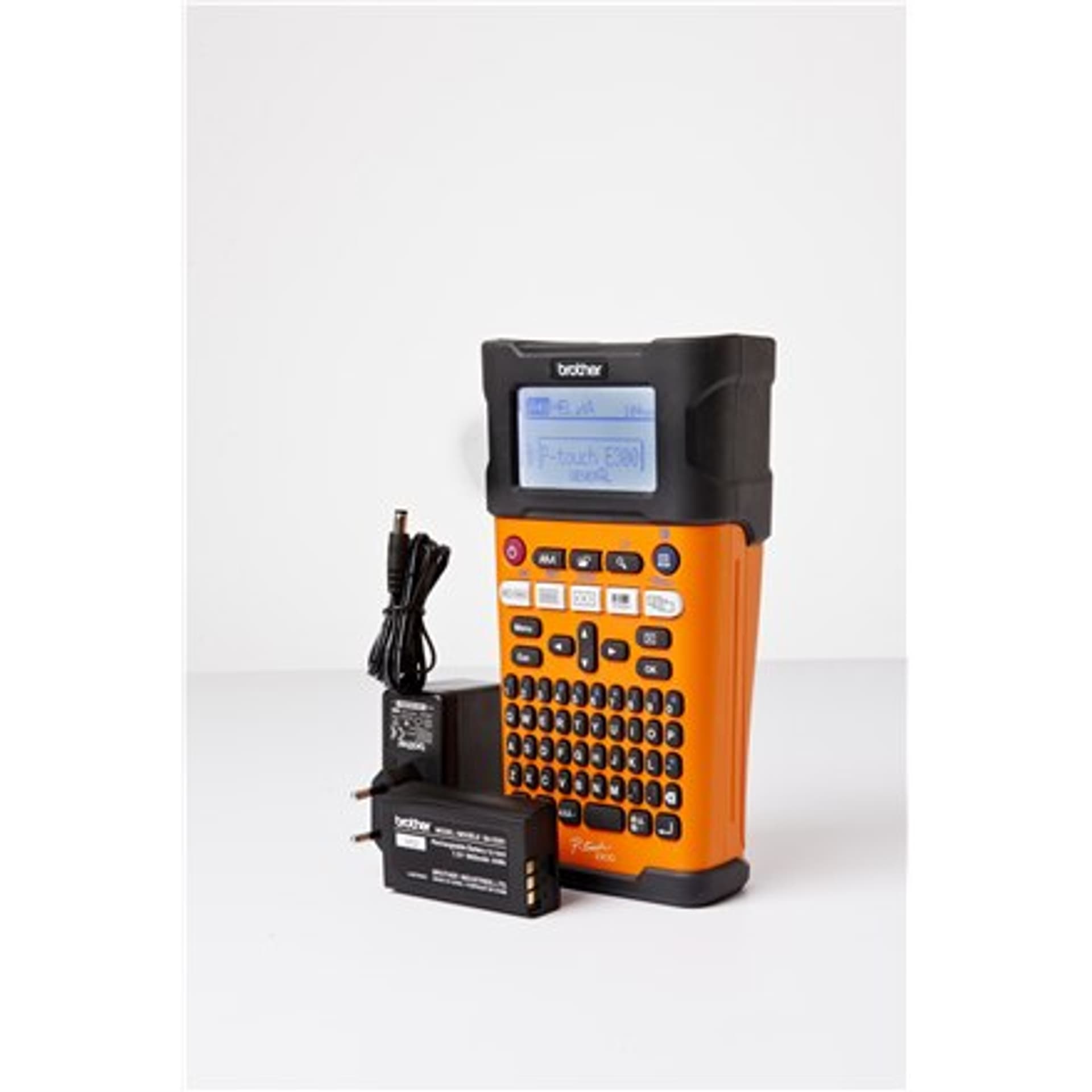 

Brother PT-E300VP Mono, Thermal, Label Printer, Other, Black, Orange