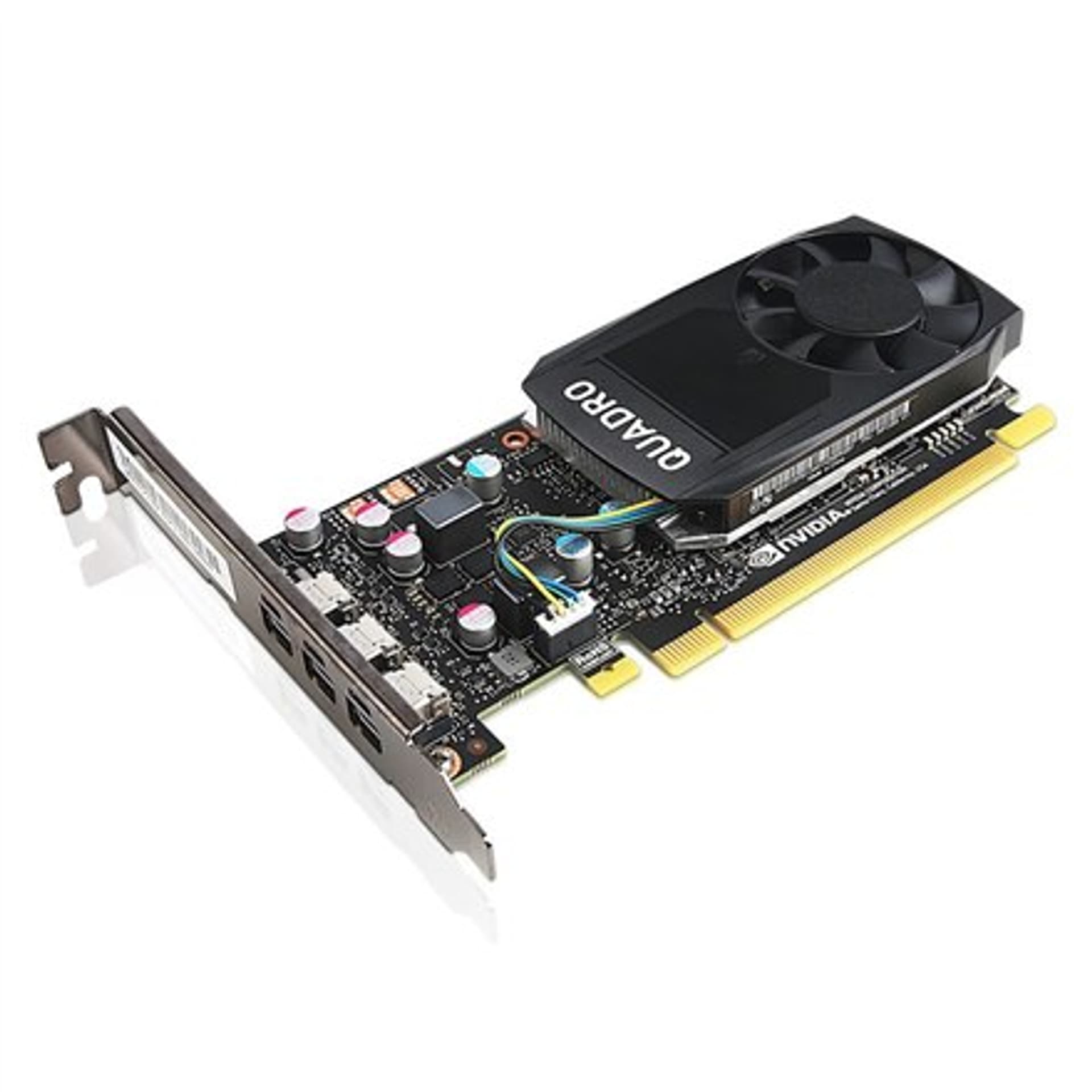 

Lenovo ThinkStation Nvidia Quadro P400 Nvidia, 2 GB, Quadro P400, GDDR5, Mini DP Graphics Card with HP Bracket (high-profile bra
