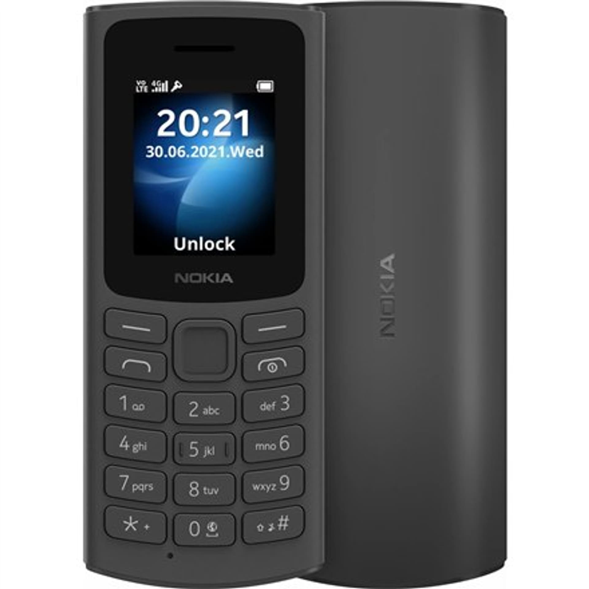 

Nokia 105 DS TA-1378 Black, 1.8 ", QQVGA, 0.048 MB, Dual SIM, Nano Sim, 3G, USB version Micro, 1020 mAh