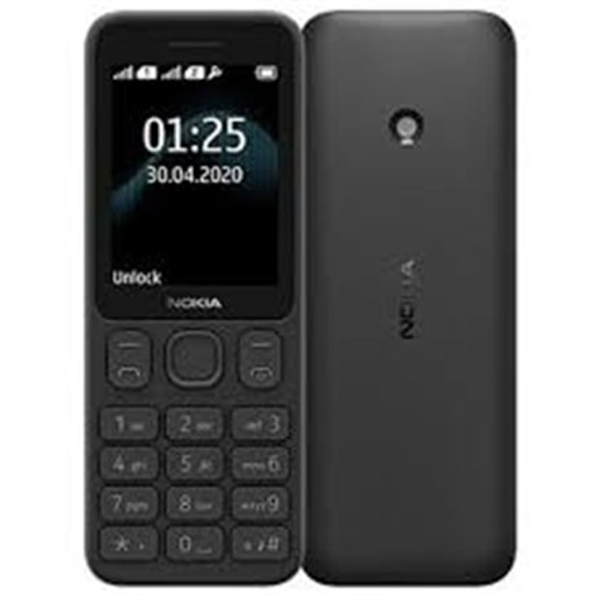 

Nokia 125 Czarny, 2,4 ", TFT, 240 x 320 pikseli, 4 MB, Dual SIM, Mini-SIM, wersja USB microUSB 2.0, 1020 mAh.