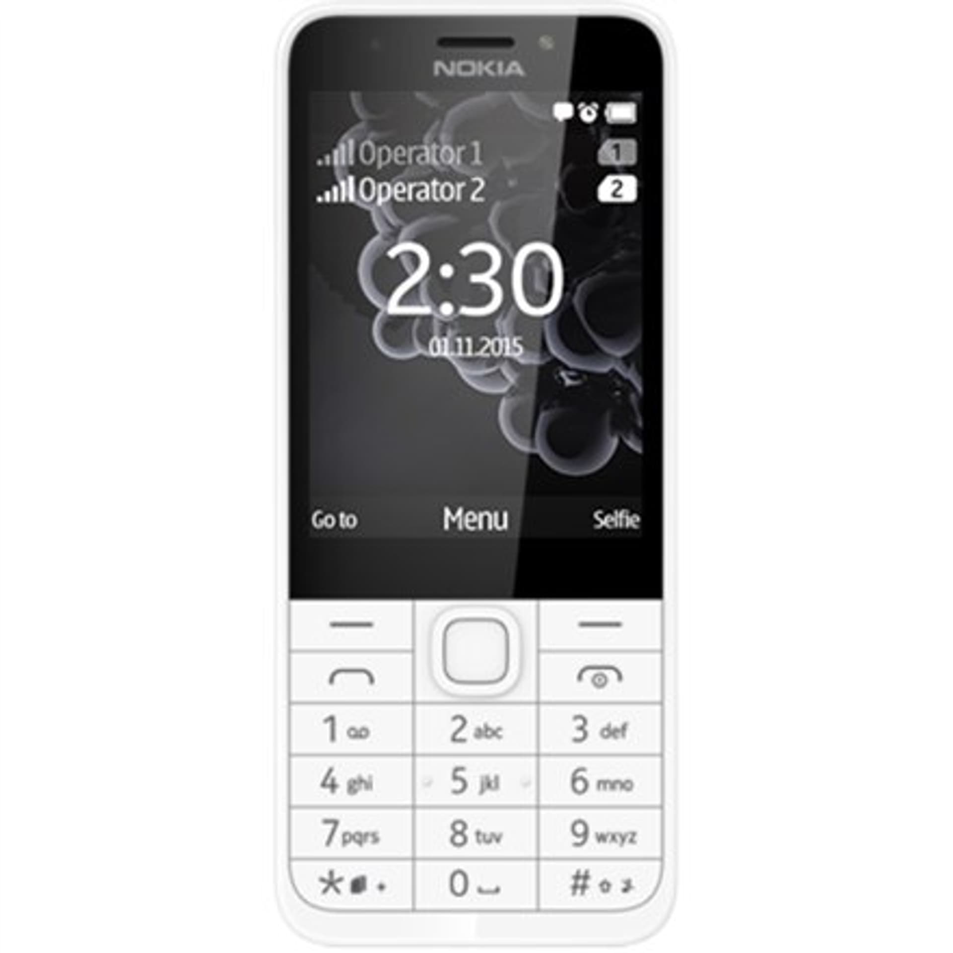 

Nokia 230 Silver, 2,8 ", TFT, 240 x 320 pikseli, 16 MB, Dual SIM, Mini-SIM, Bluetooth, 3.0, USB w wersji microUSB 1.1, Wbudowany