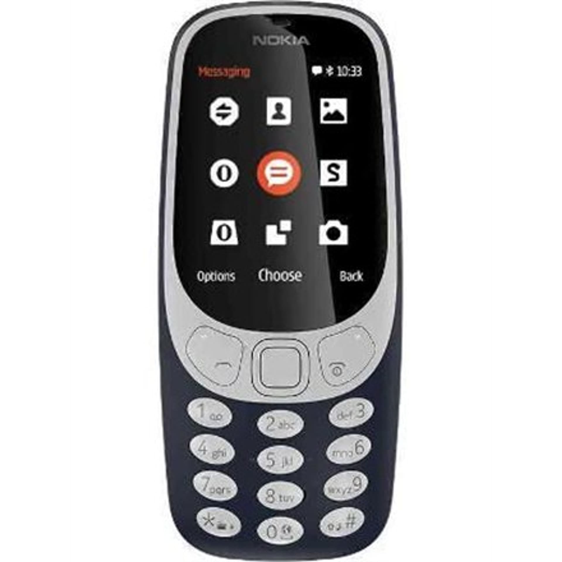 

Nokia 3310 (2017) Granatowy, 2,4 ", TFT, 240 x 320 pikseli, 16 MB, Dual SIM, Micro-SIM, Bluetooth, 3.0, USB w wersji microUSB 2.