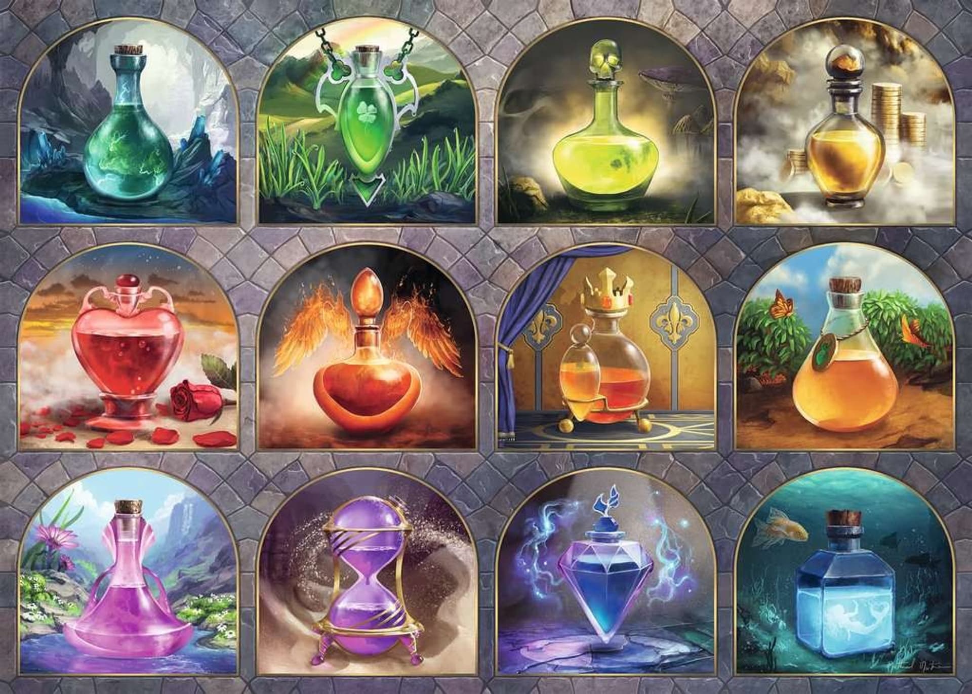 

Puzzle 2D 1000 elementów Potężna mikstura