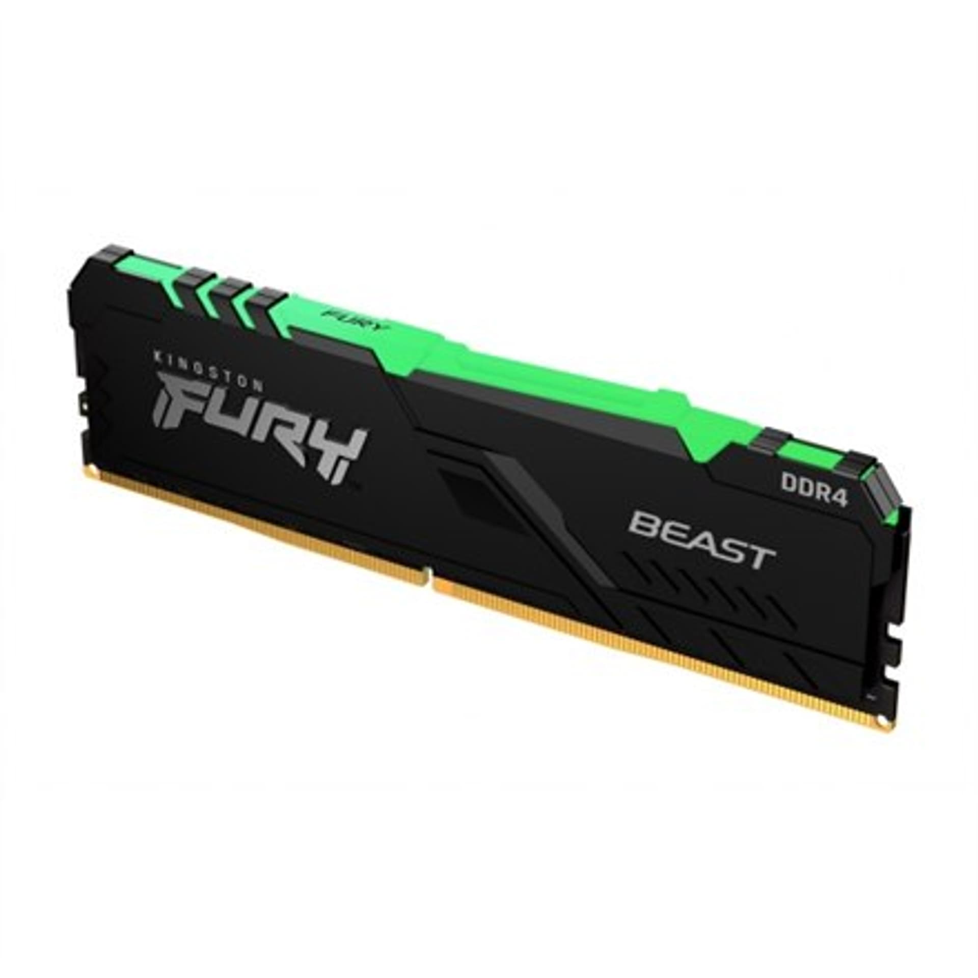 

Kingston Fury Beast 8 GB, DDR4, 3733 MHz, PC/server, Registered No, ECC No