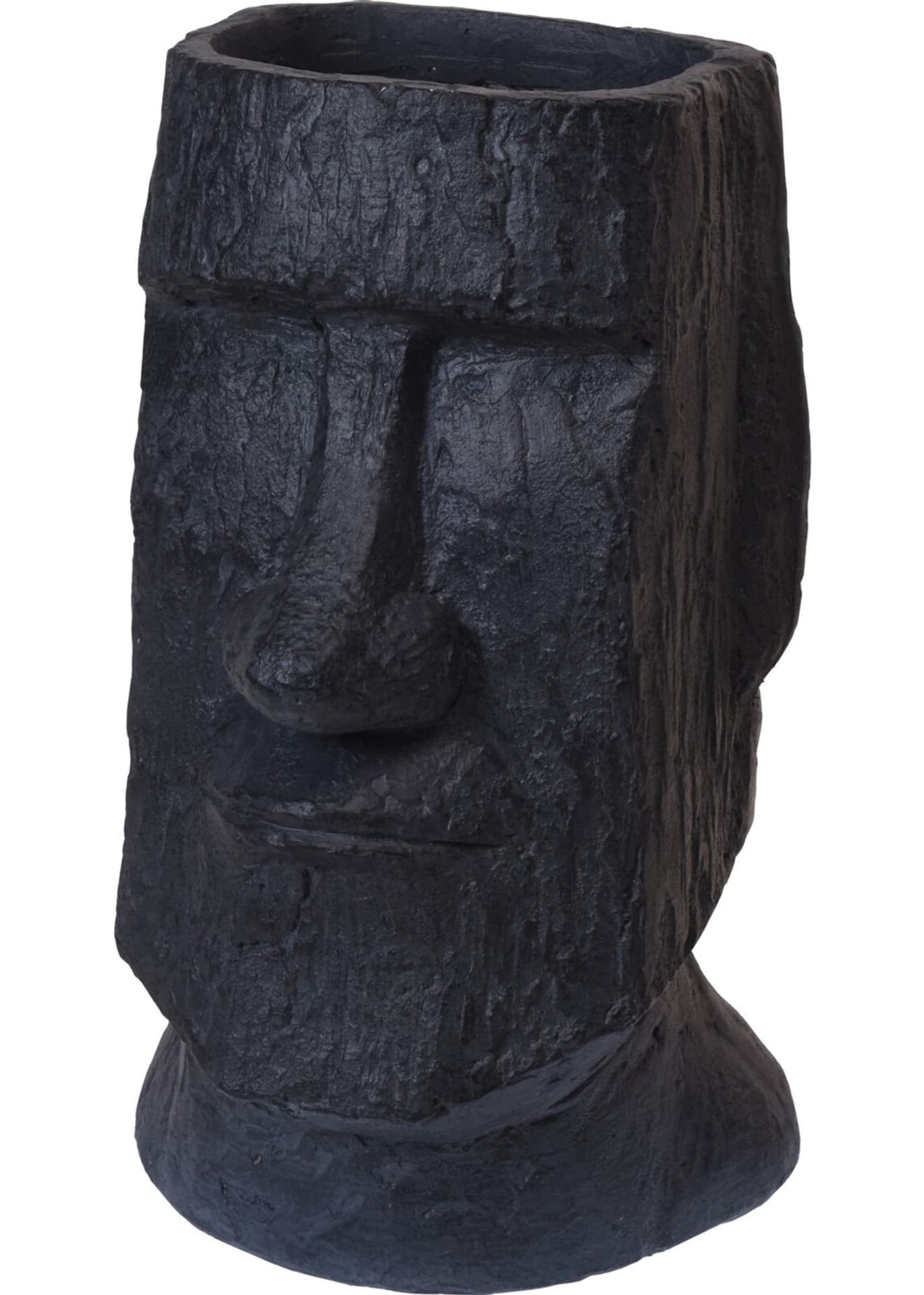 

Donica Głowa Moai ciemno szara 43 cm