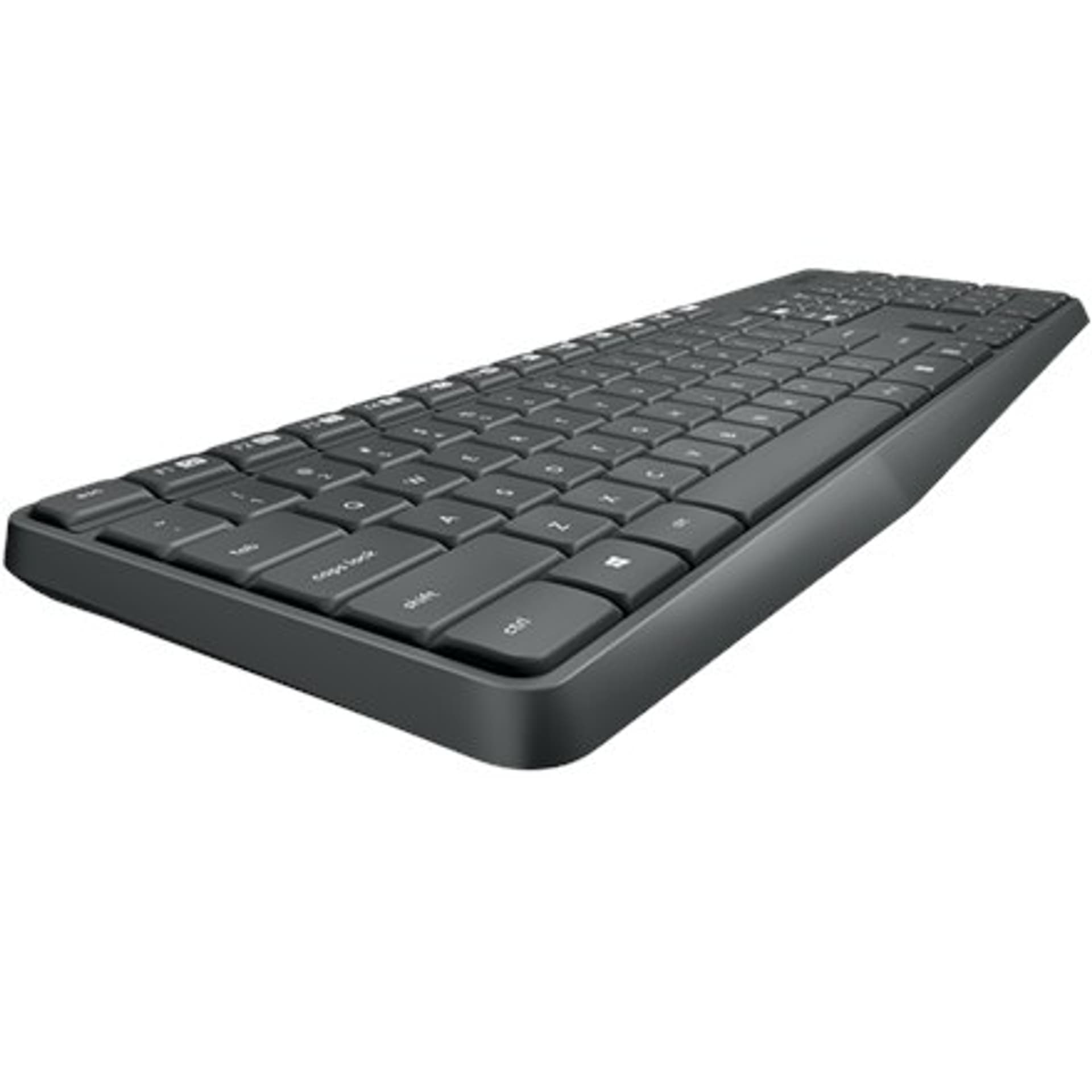 

Logitech MK235 Wireless Keyboard and mouse pack, Wireless, Mouse included, Batteries included, Black, US International, 475 g