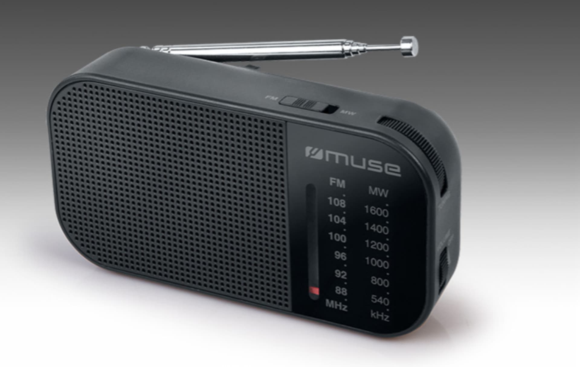 

Muse M-025 R, Portable radio, Black