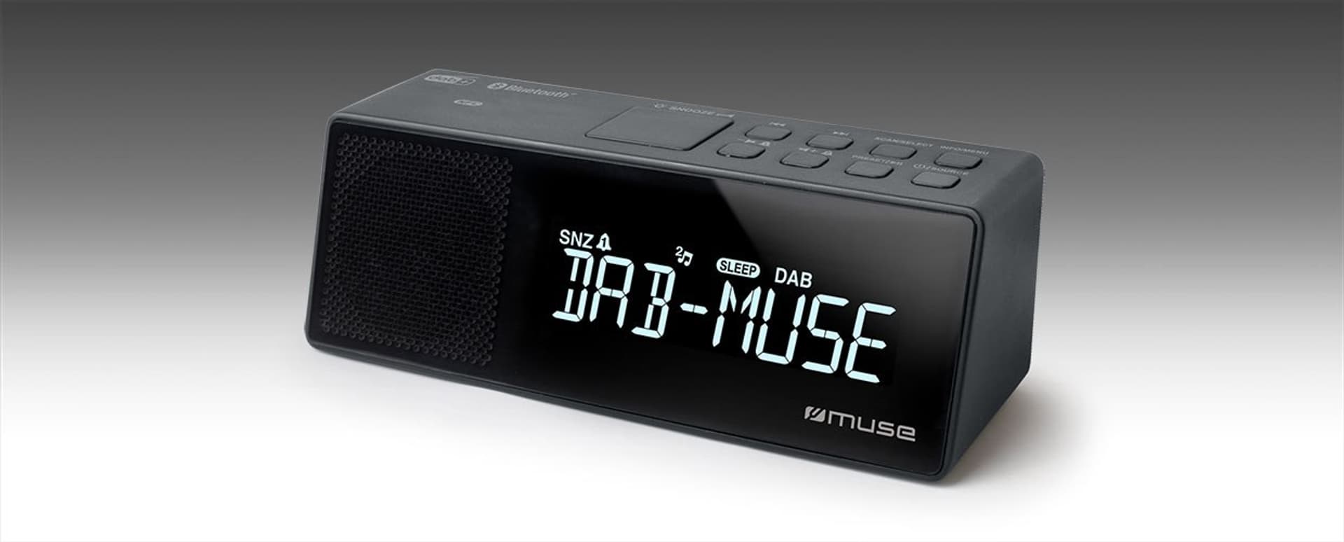 

Muse M-172DBT Radio DAB+ / FM RDS, przenośne, czarne