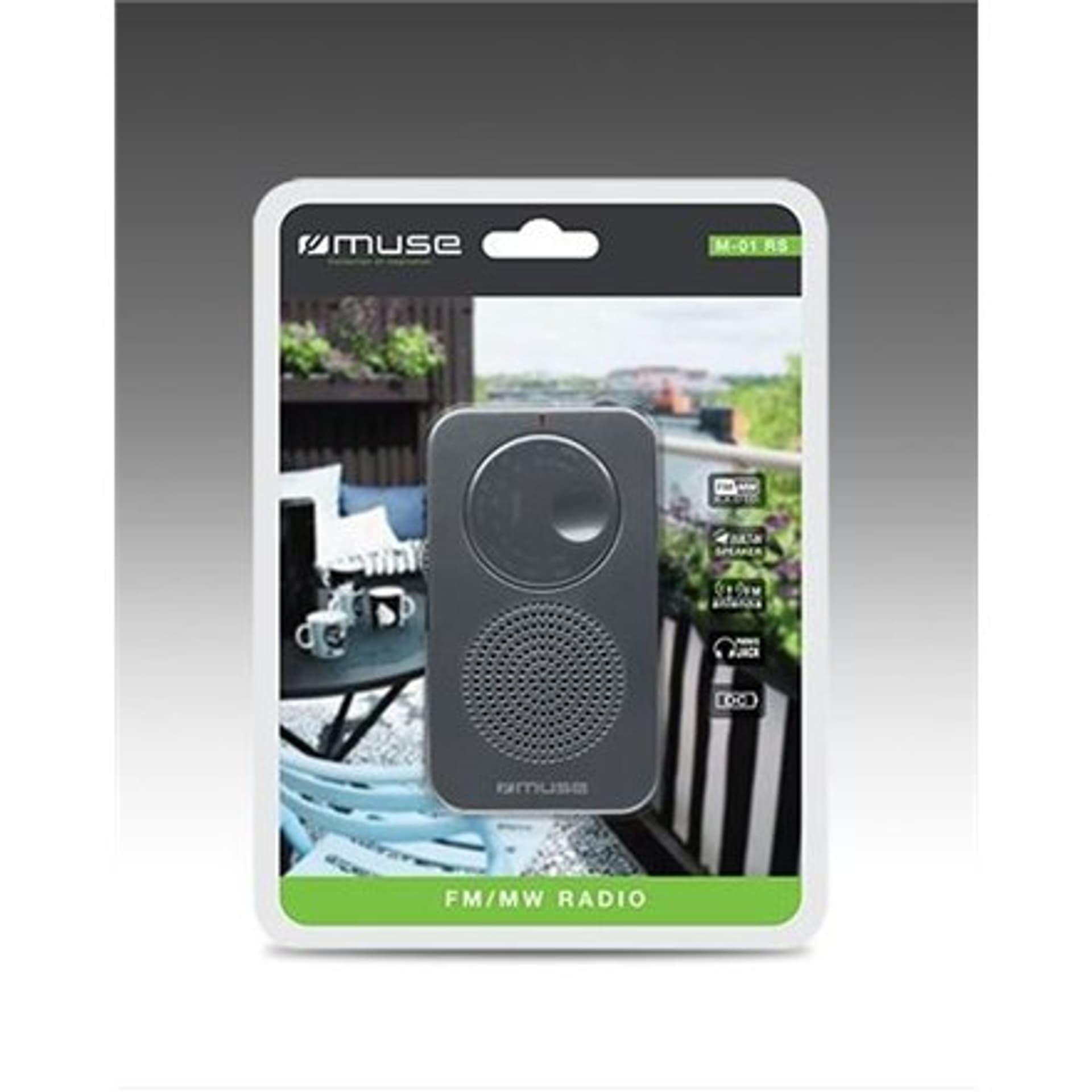 

Muse Pocket radio M-01 RS Black