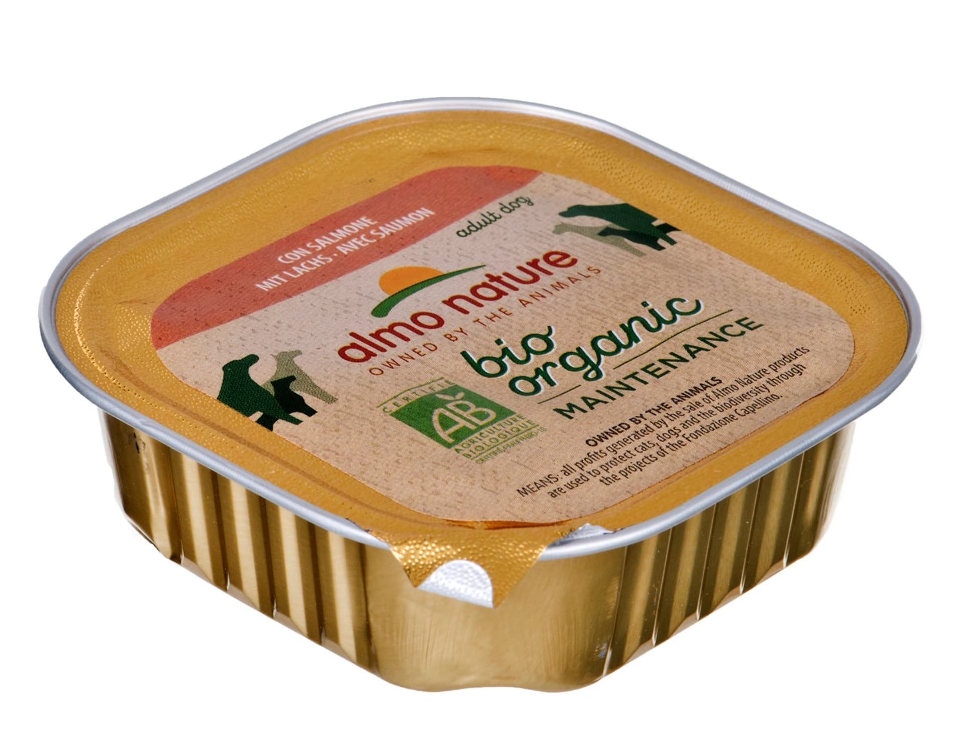 

ALMO NATURE Daily Menu BIO Dog Łosoś - szalka 100g