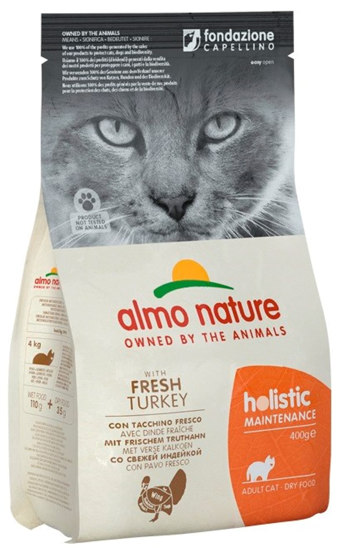 

Almo Nature Adult z indykiem dla kota 400g