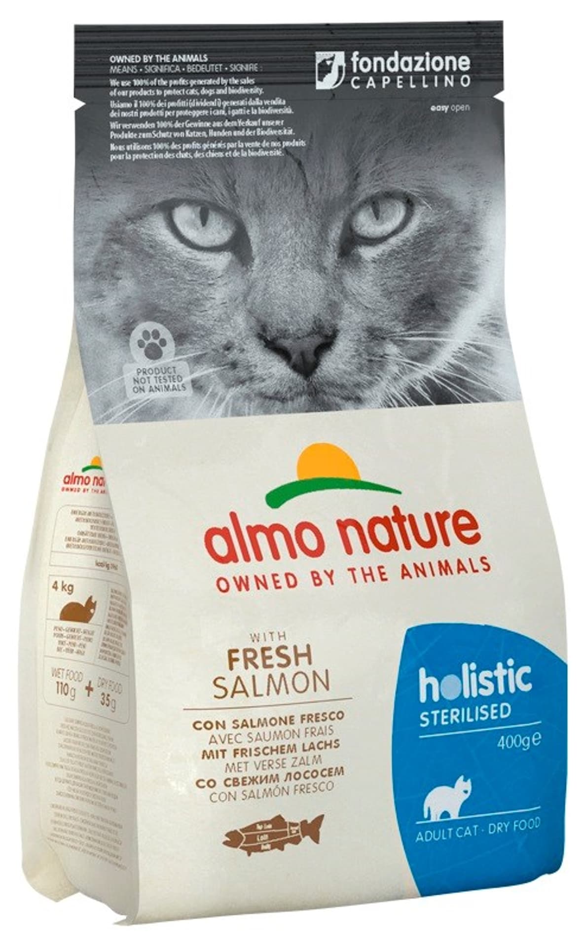 

Almo Nature Sterilised z łososiem dla kota 2kg