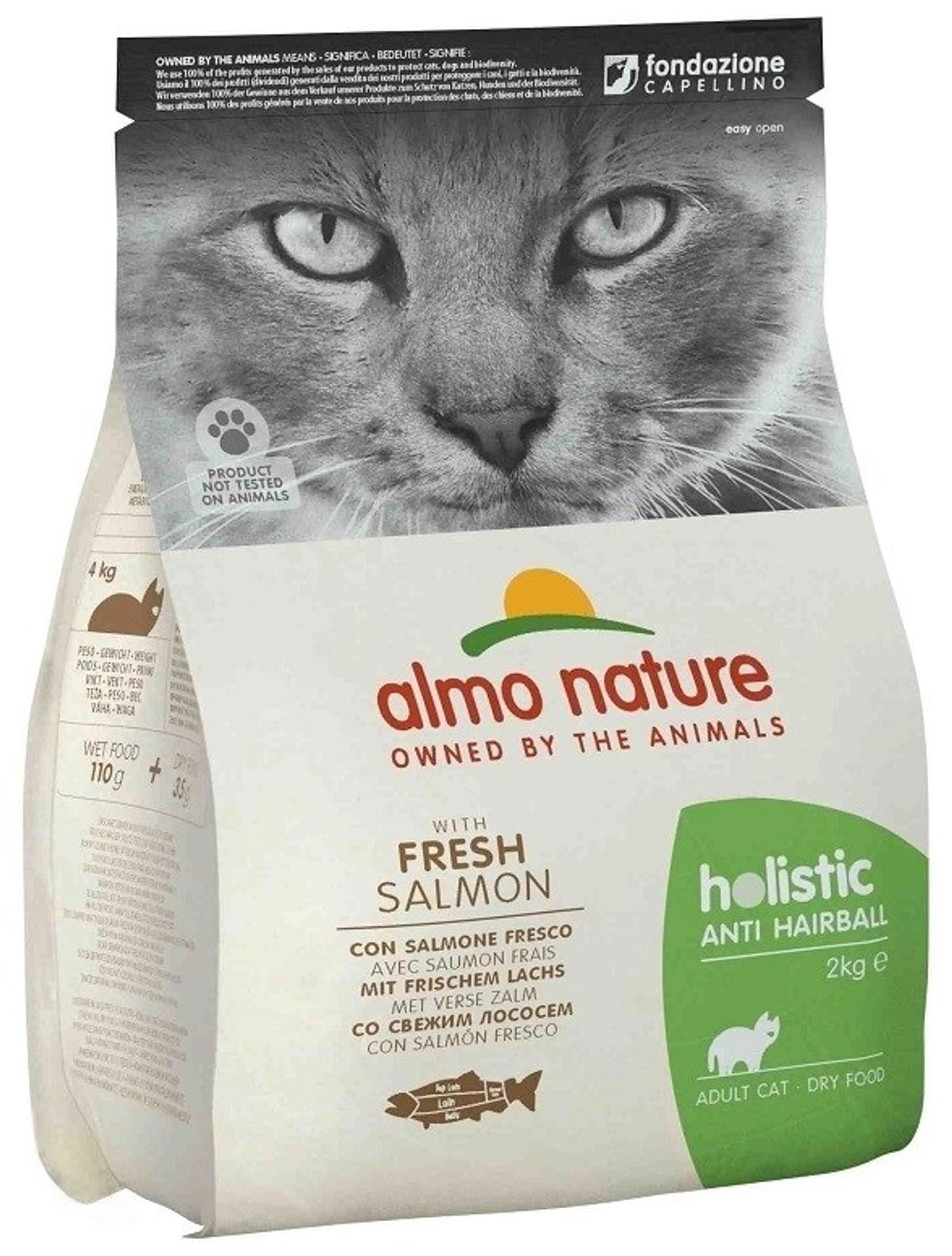 

Almo Nature Anti-Hairball z łososiem dla kota 2kg