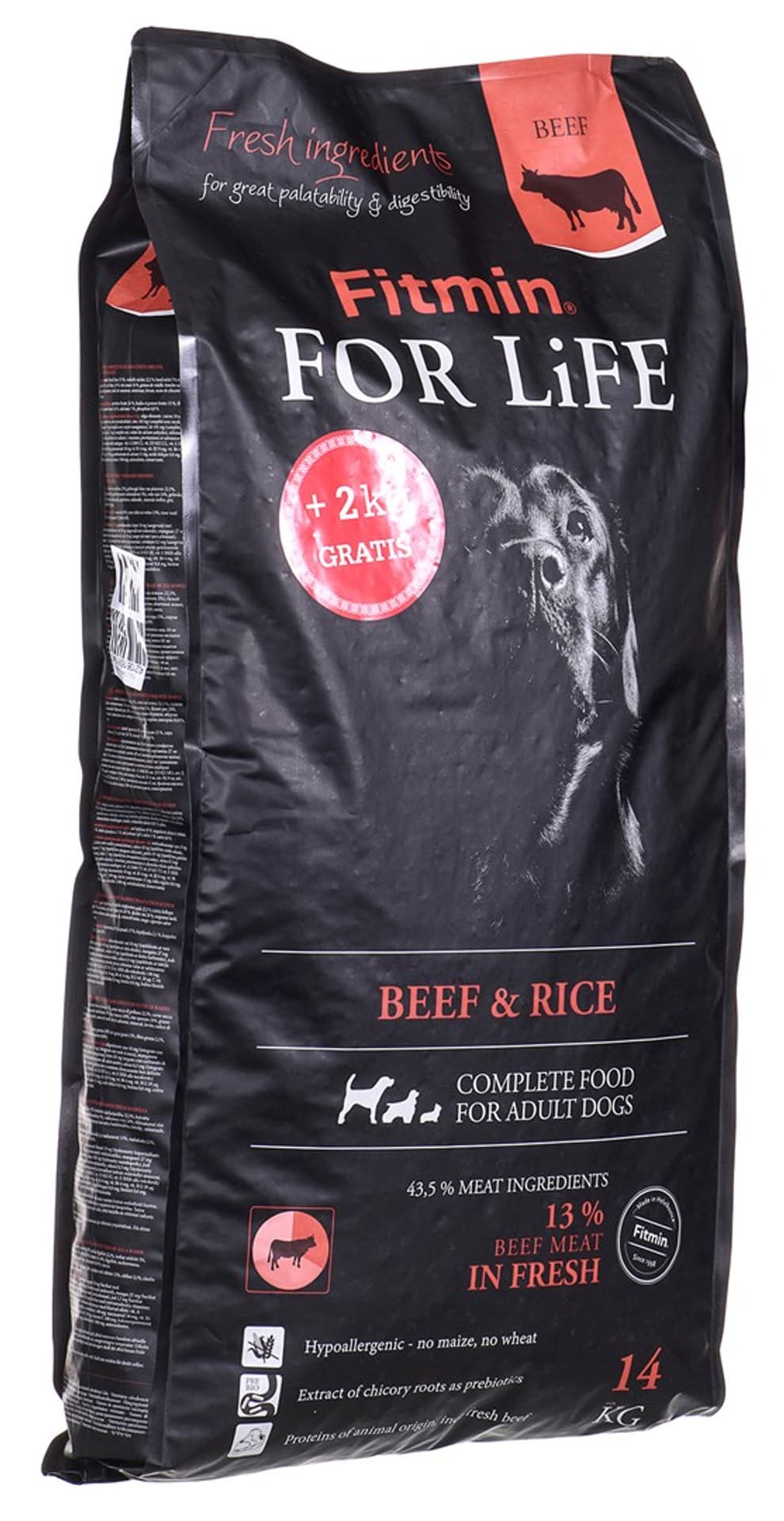 

FITMIN For Life Adult Beef & Rice - sucha karma dla psa - 14kg
