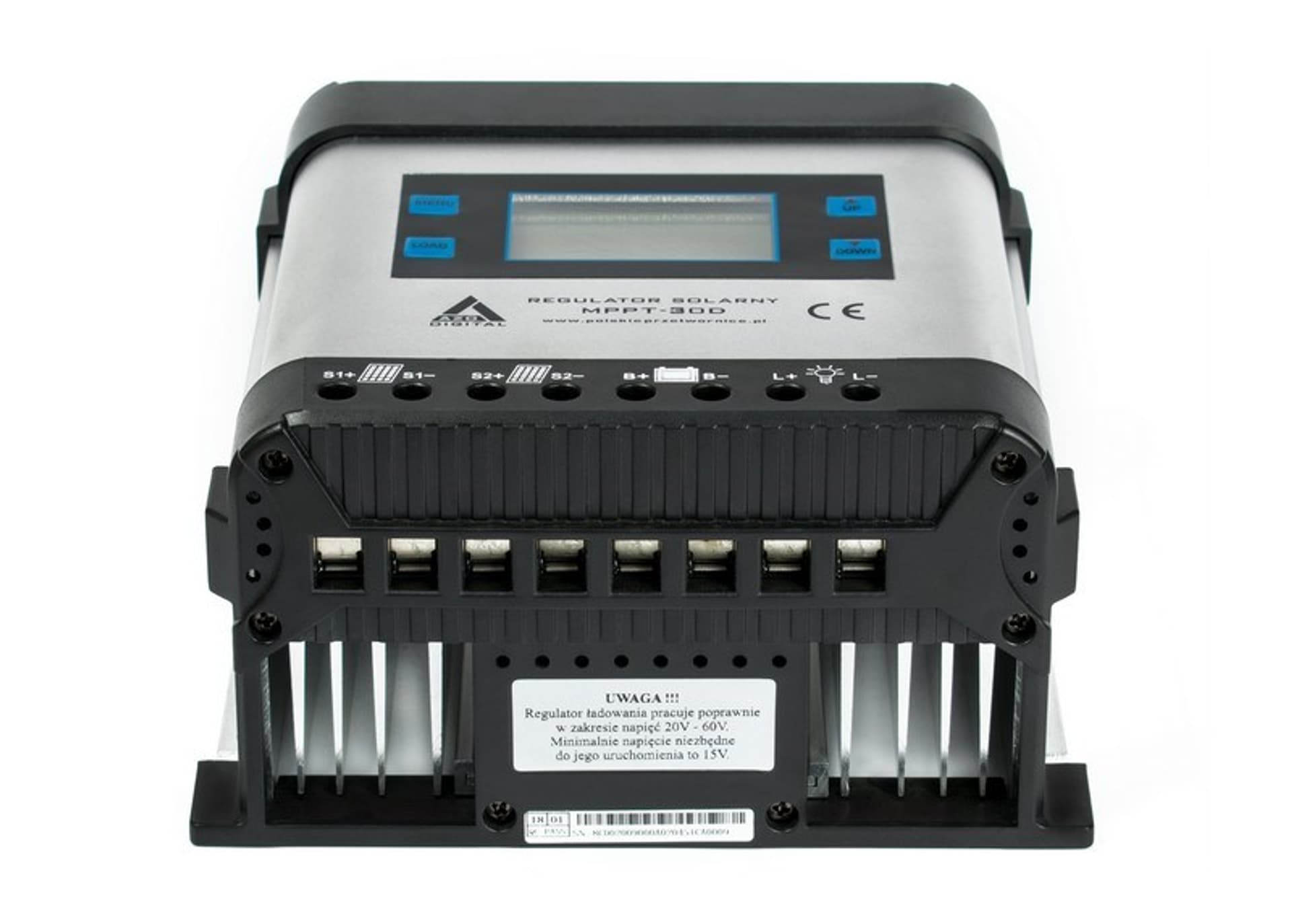 

Solarny regulator ładowania MPPT 12/24 - 30A wyświetlacz LCD