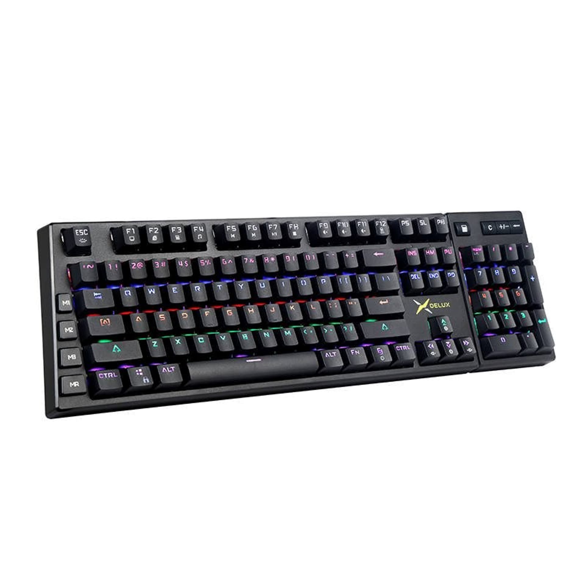 

Klawiatura mechaniczna z odłączaną klawiaturą numeryczną Delux KM12+KN12 RGB