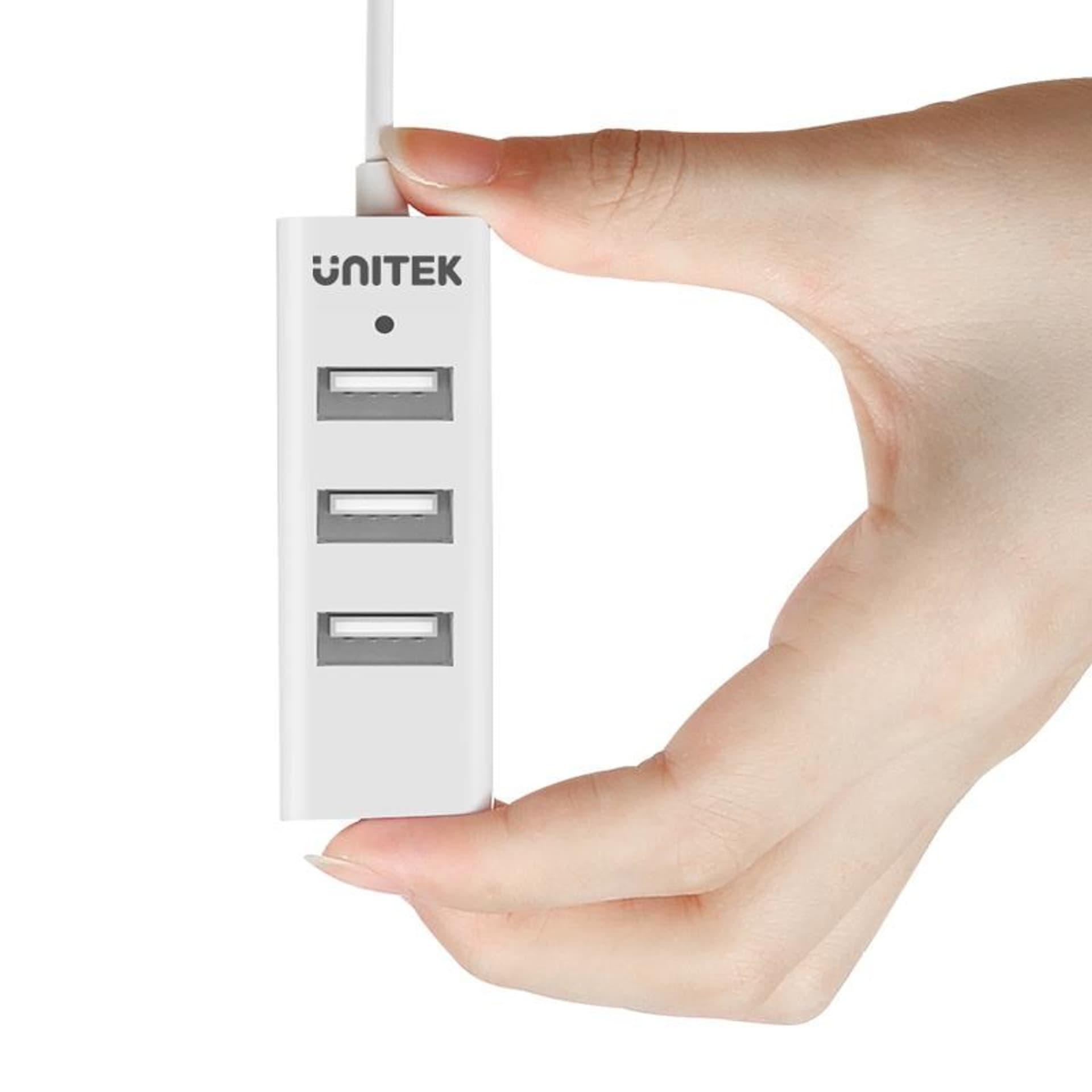 

UNITEK HUB 4X USB 2.0 - BIAŁY, Y-2146