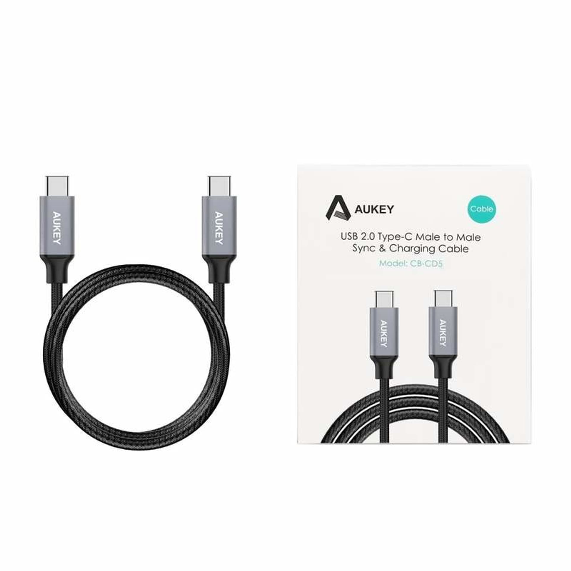 

AUKEY ULTRASZYBKI KABEL USB-C USB-C CB-CD5 1M