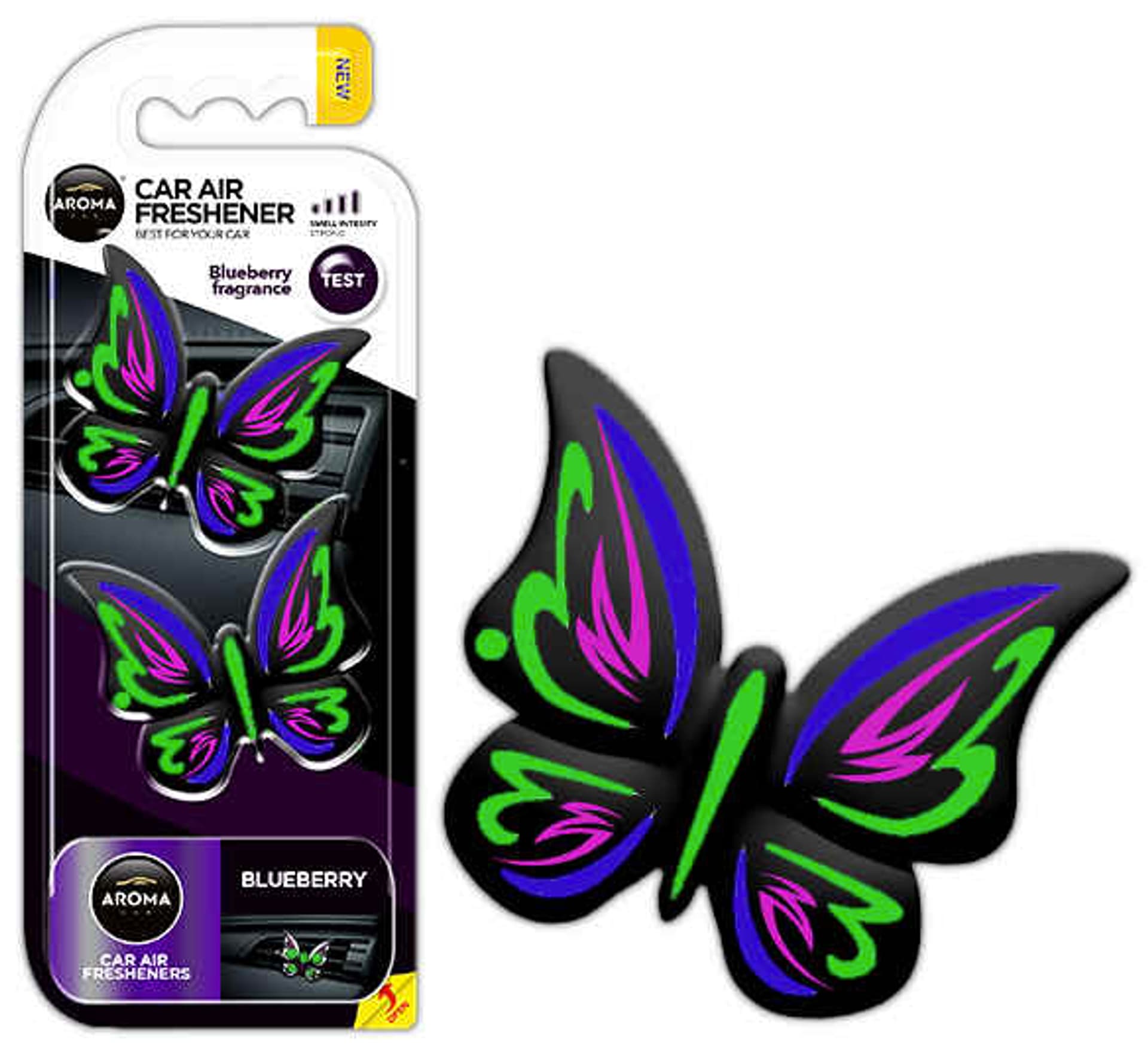 

Odświeżacz powietrza aroma fancy shapes butterfly blueberry