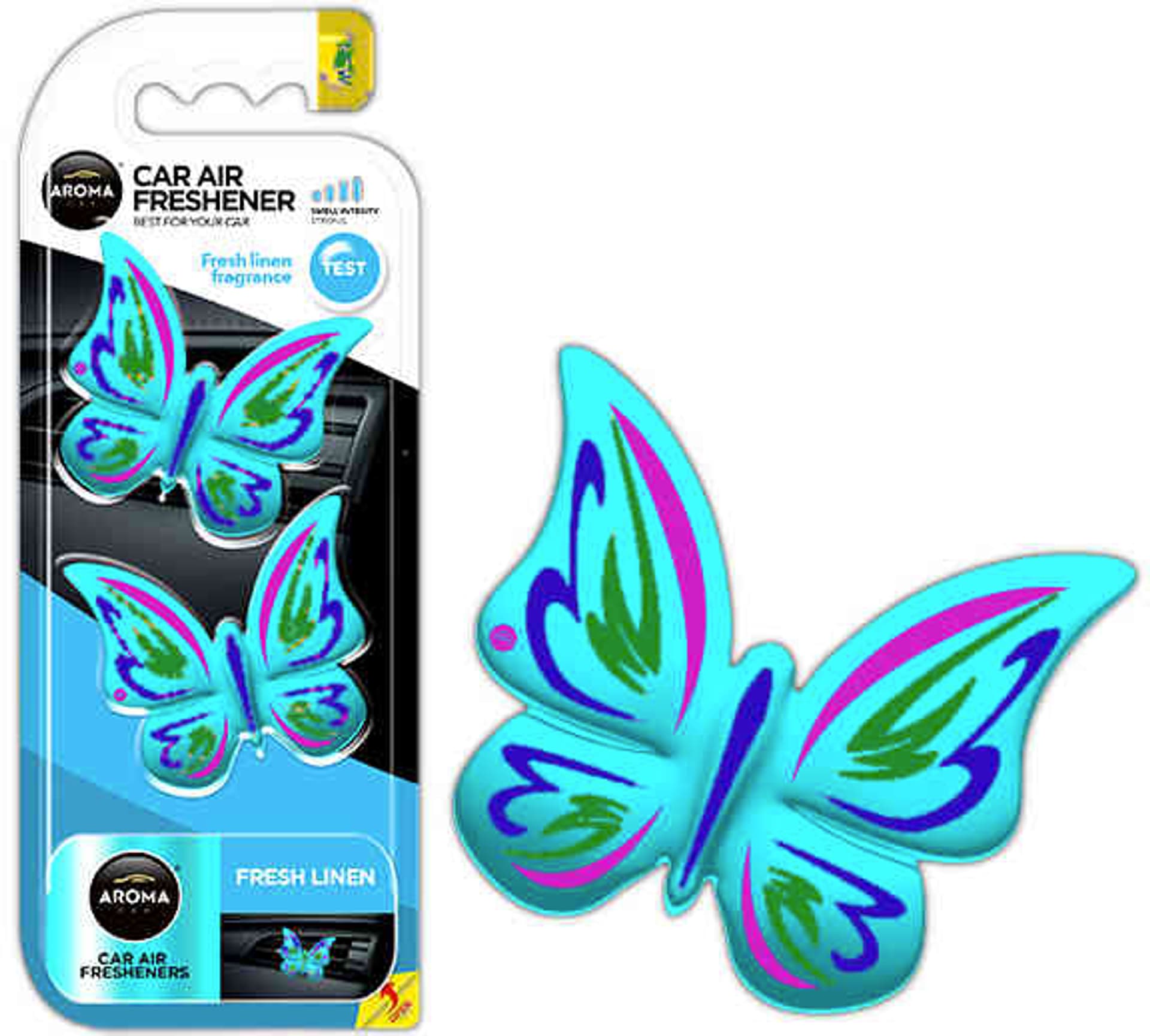 

Odświeżacz powietrza aroma fancy shapes butterfly fresh linen