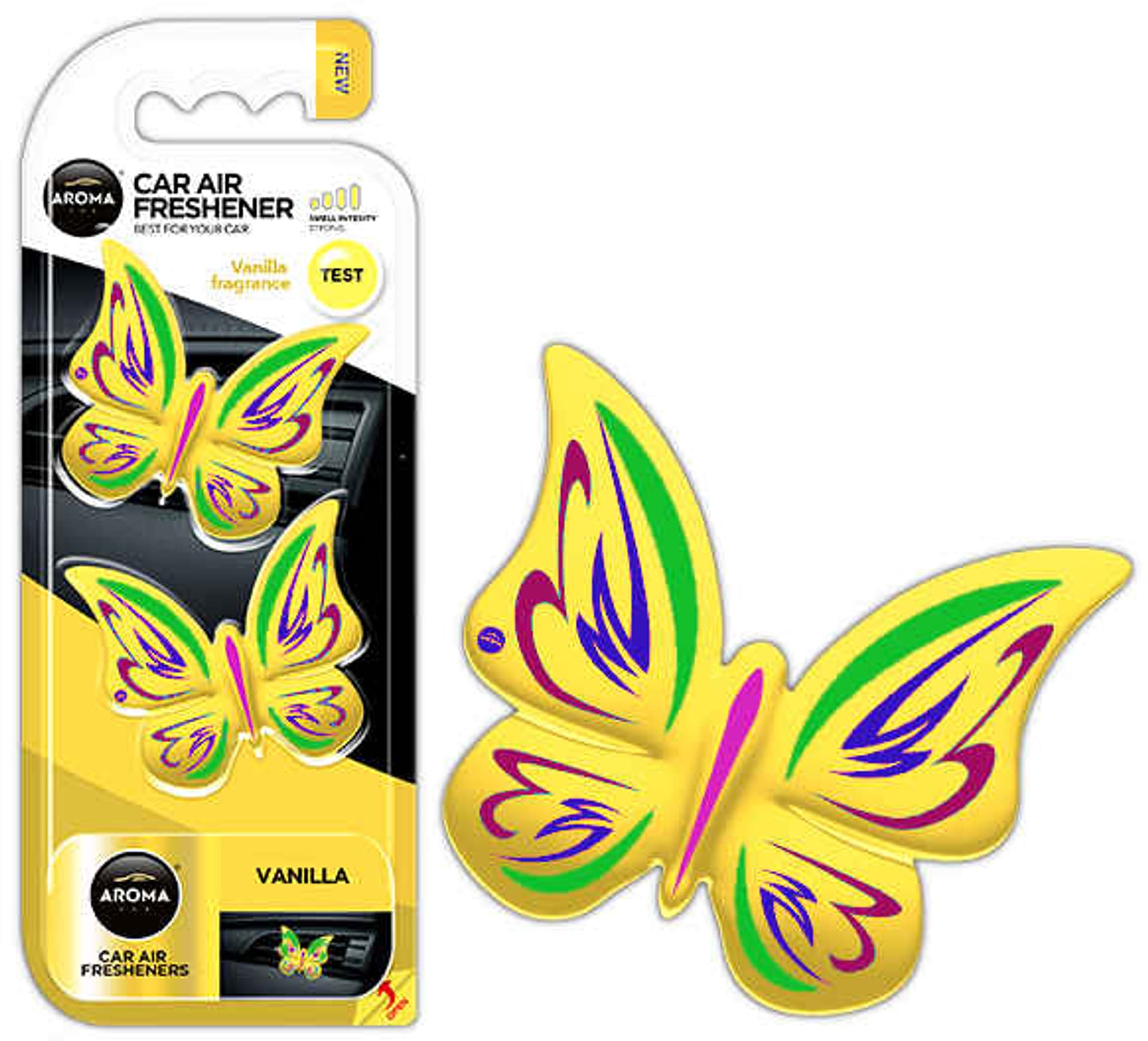 

Odświeżacz powietrza aroma fancy shapes butterfly wanilia