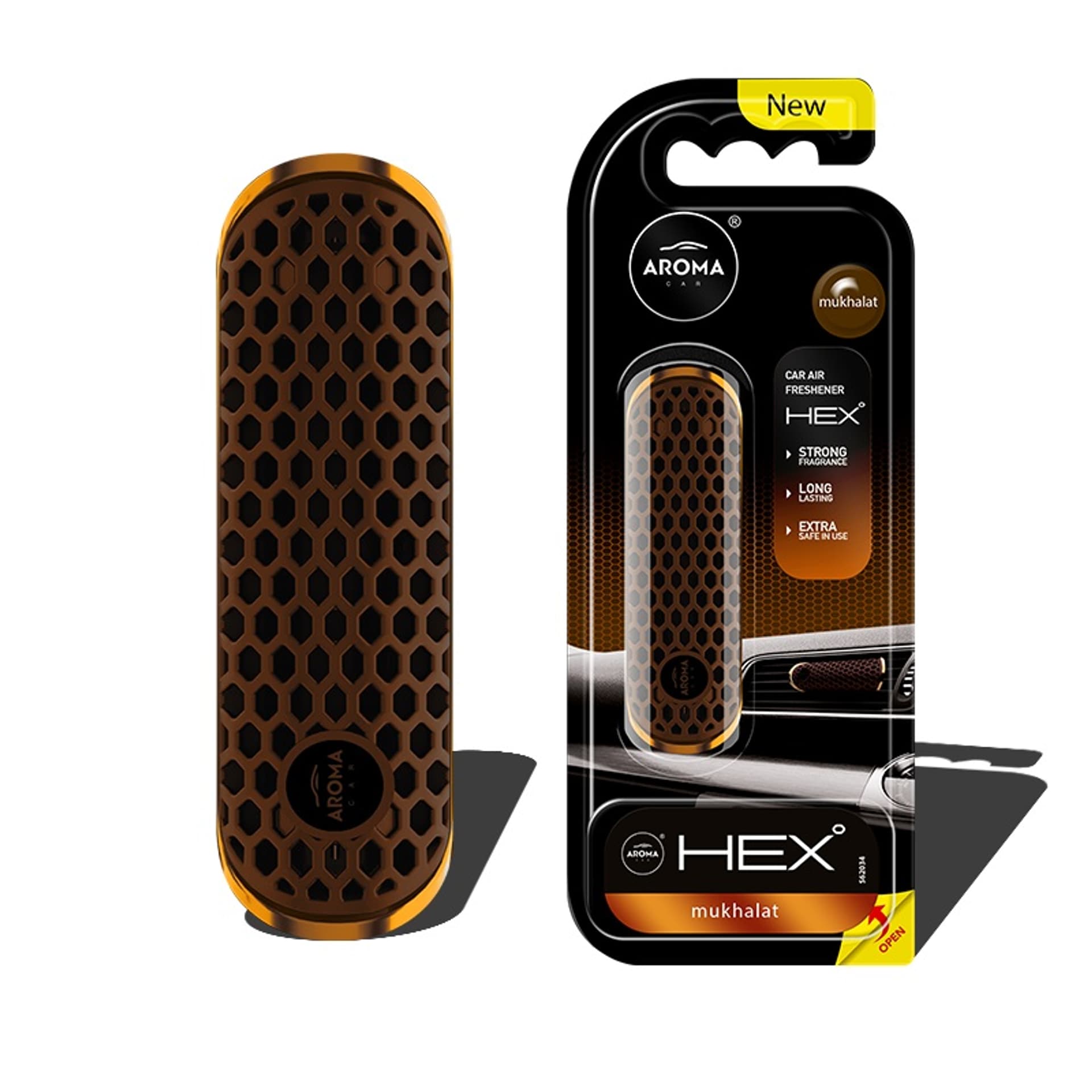 

Odświeżacz powietrza aroma fancy shapes polymer hex mukhalat