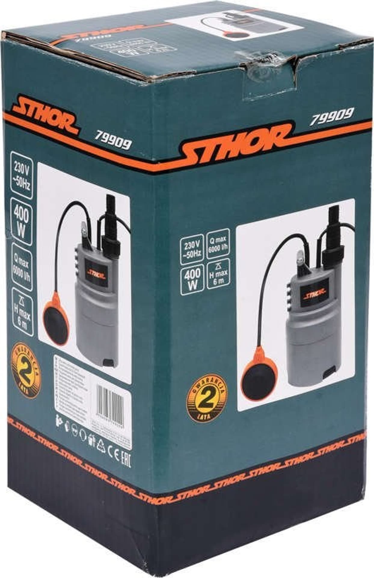 

Pompa wody brudnej 400W T79909 STHOR