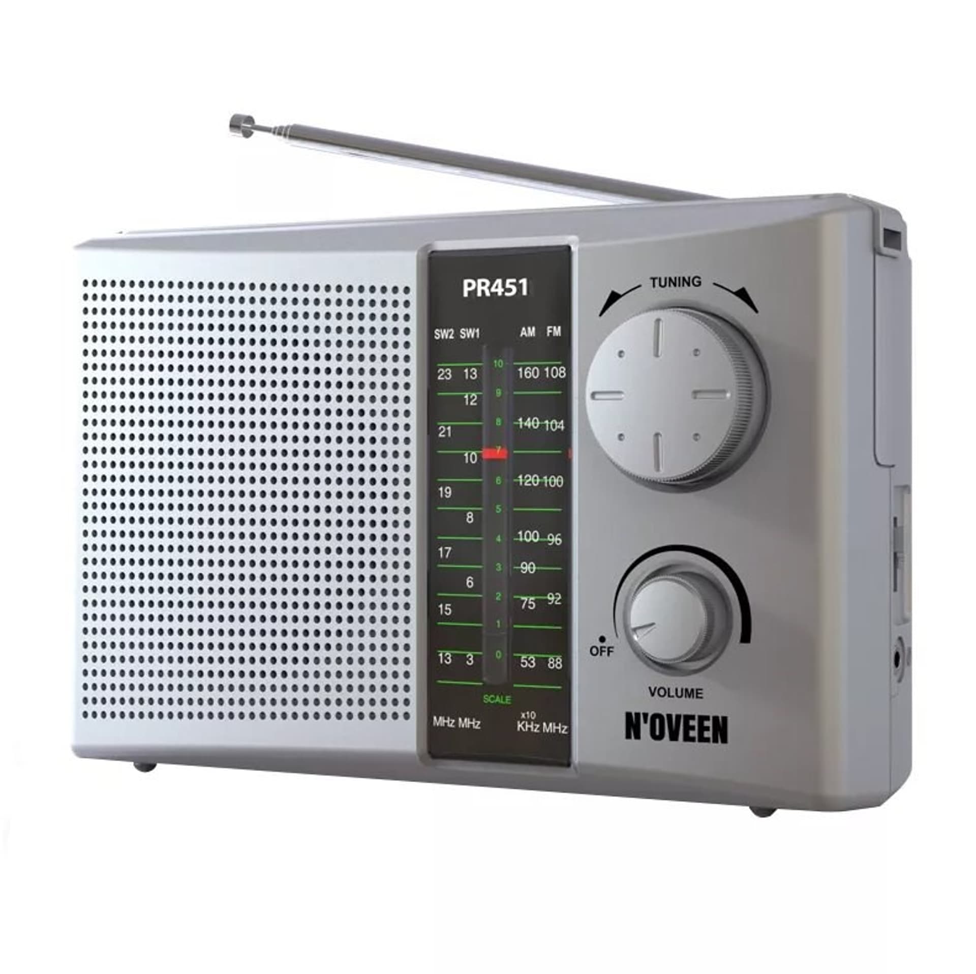 

Radio przenośne Noveen PR451 Silver
