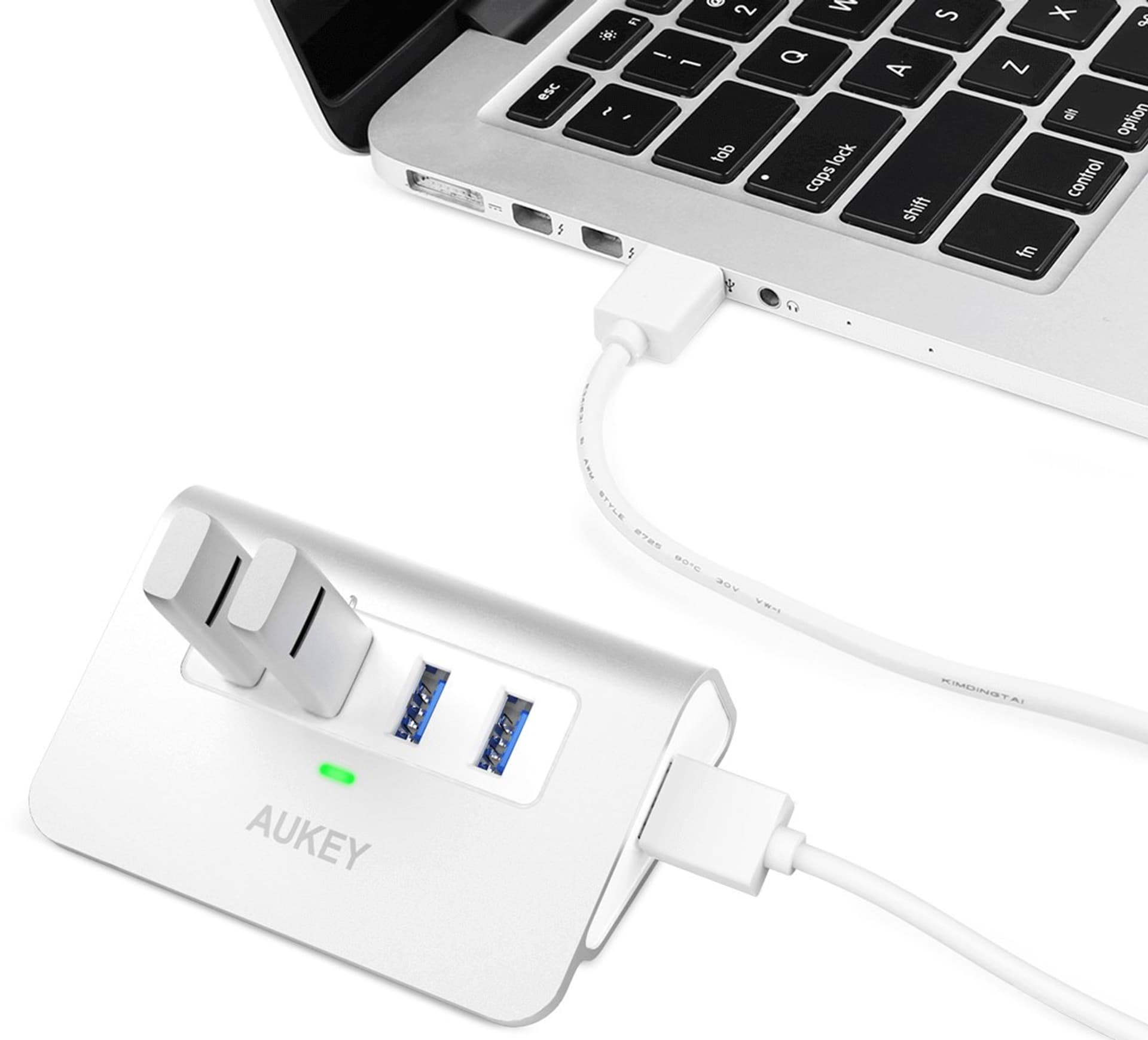 

AUKEY CB-H5 HUB USB-C SLIM ALUMINIUM 4XUSB 3.0