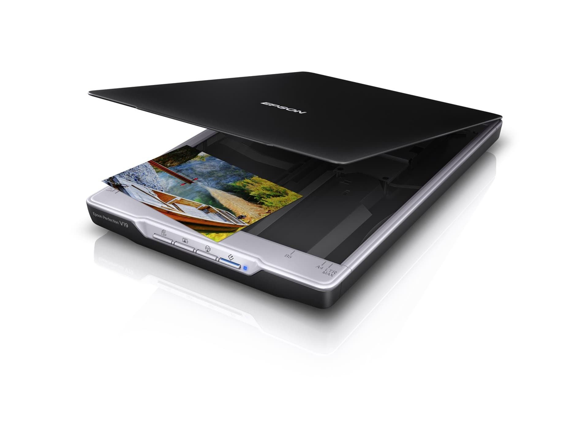 

Skaner płaski Epson Perfection V19 B11B231401 (A4; USB)