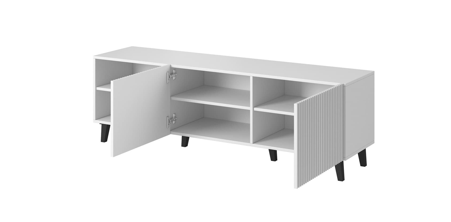 

Szafka RTV PAFOS 150x40x52 biały mat