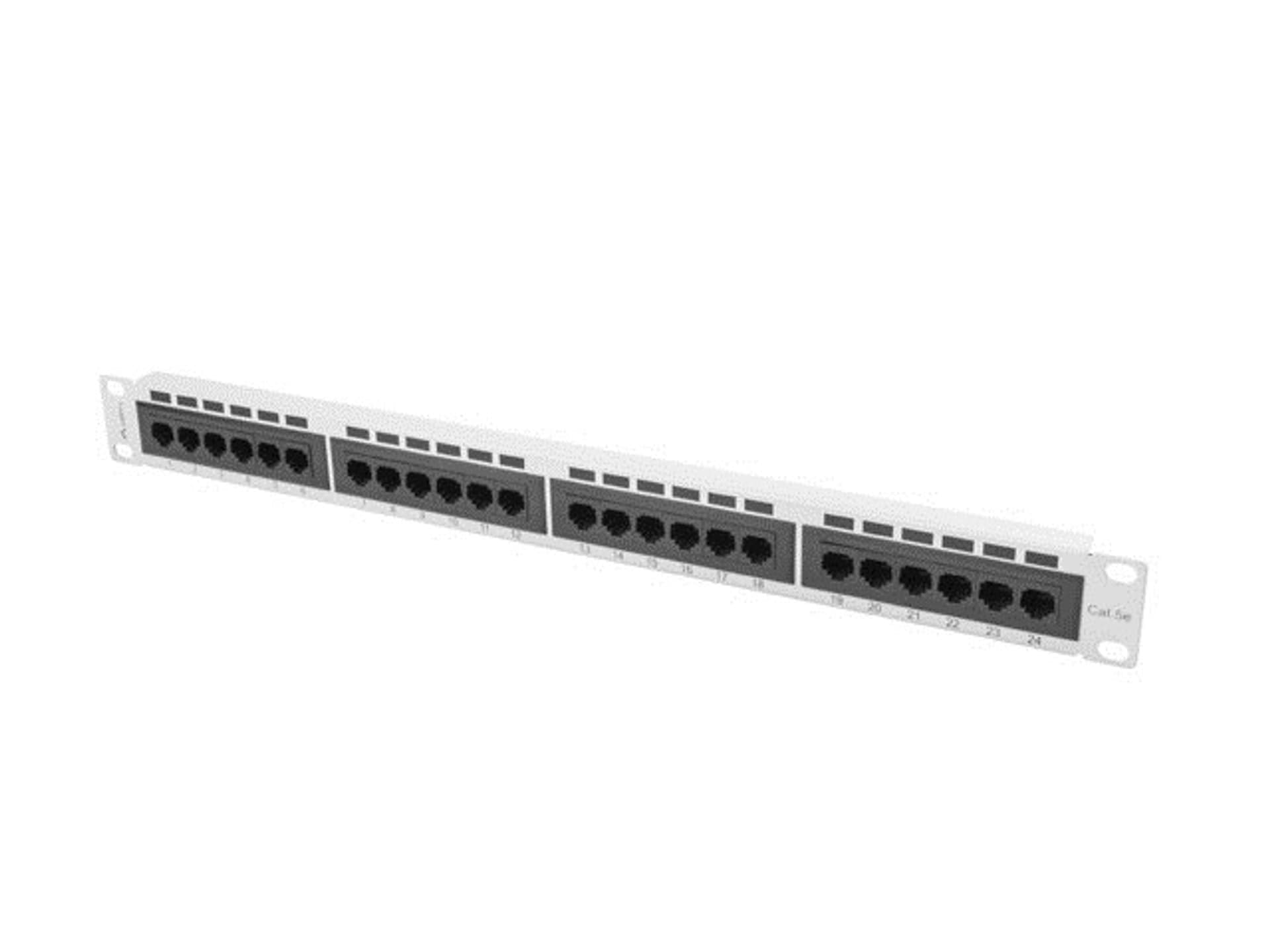 

Patch panel Lanberg PPU5-1024-S (1U; kat. 5e; 24xRJ-45)